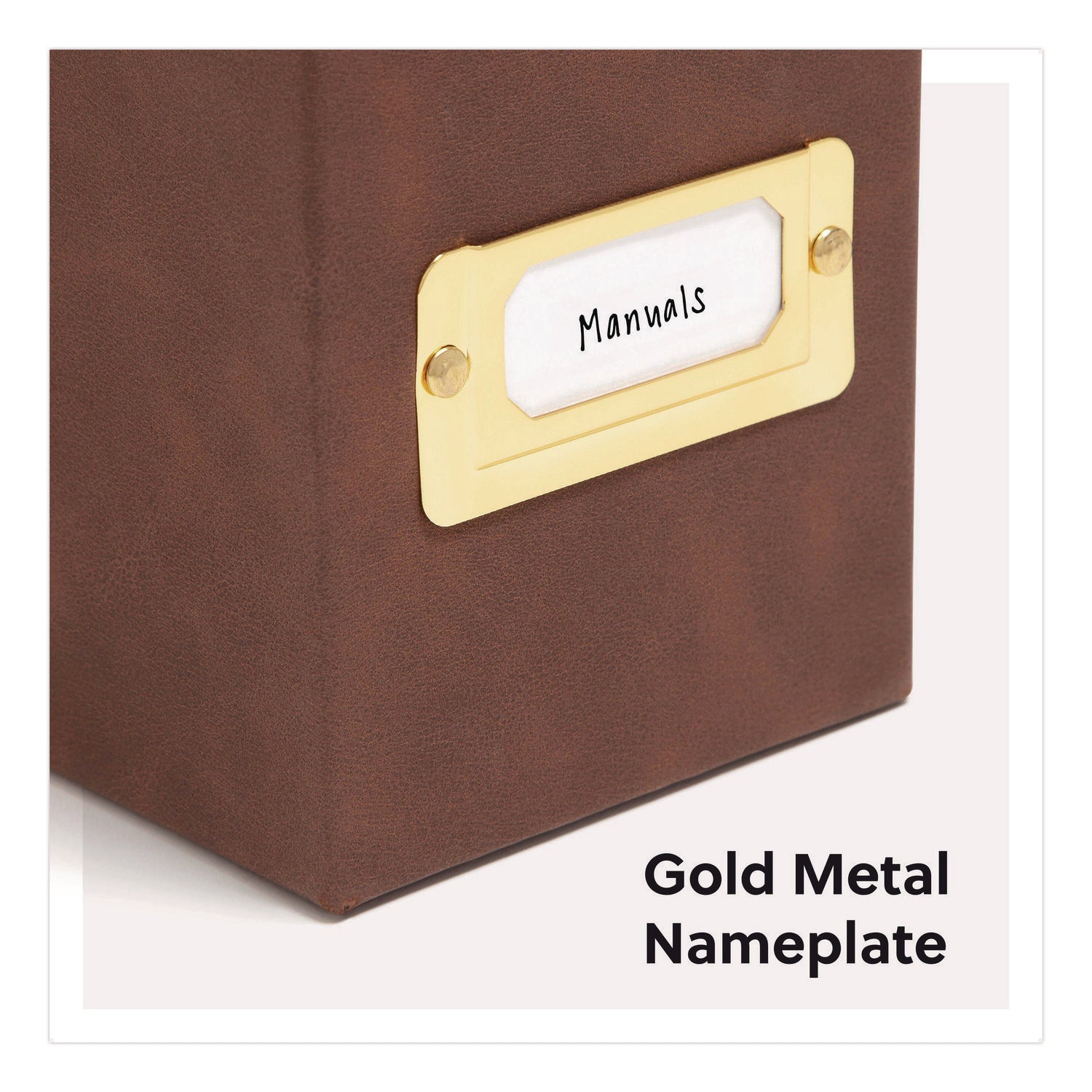 Smead Flip Top File Box, Letter Files, 13 x 3.7 x 10, Saddle