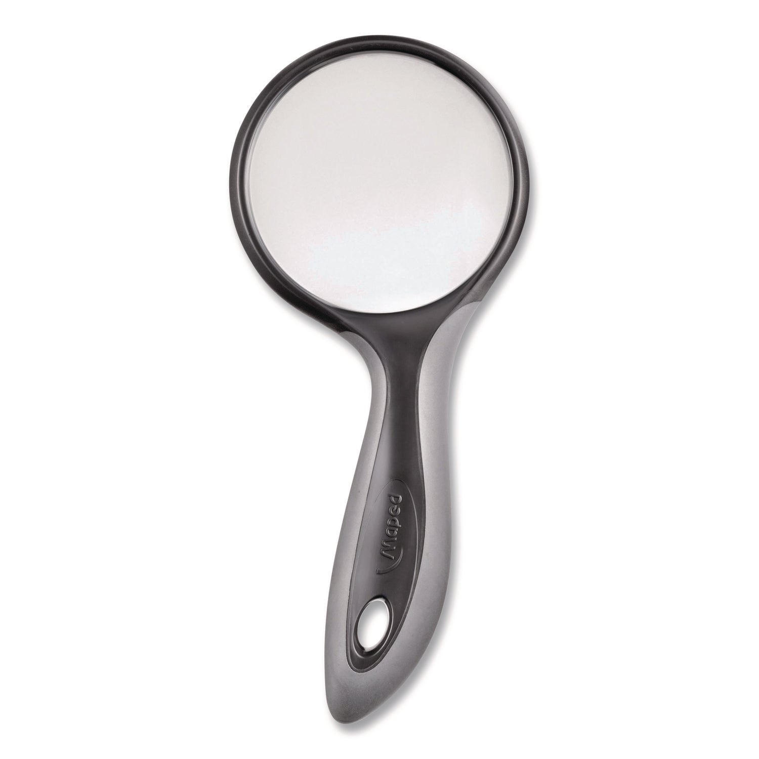 Maped Helix 2.5X Soft Touch Large Magnifying Glass, Plastic Lens, 3" dia, Randomly Assorted Color