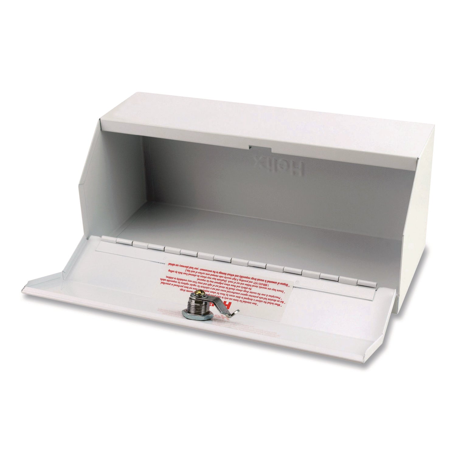 Maped Helix Metal Lockable Wall-Mounted Drug Cabinet,11.5 x 4.24 x 4.75, White