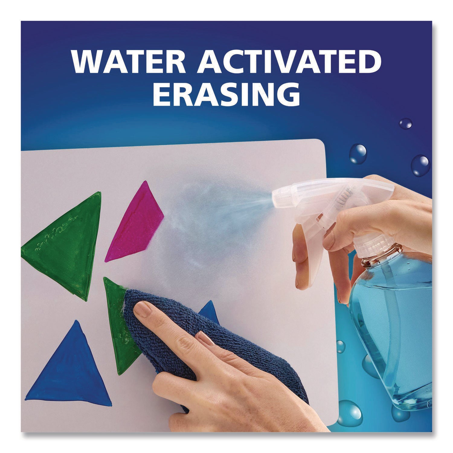 EXPO® Wet Erase Markers, Ultra Fine Needle Tip, Assorted Colors, 12/Pack