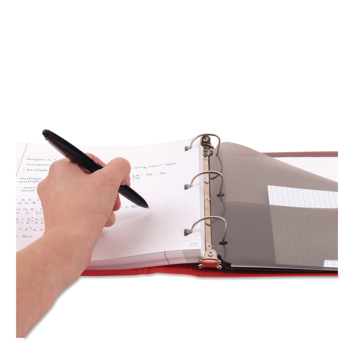 Five Star® 1" Plastic Binder, 3 Rings, 1" Capacity, 11 x 8.5, Randomly Assorted Color