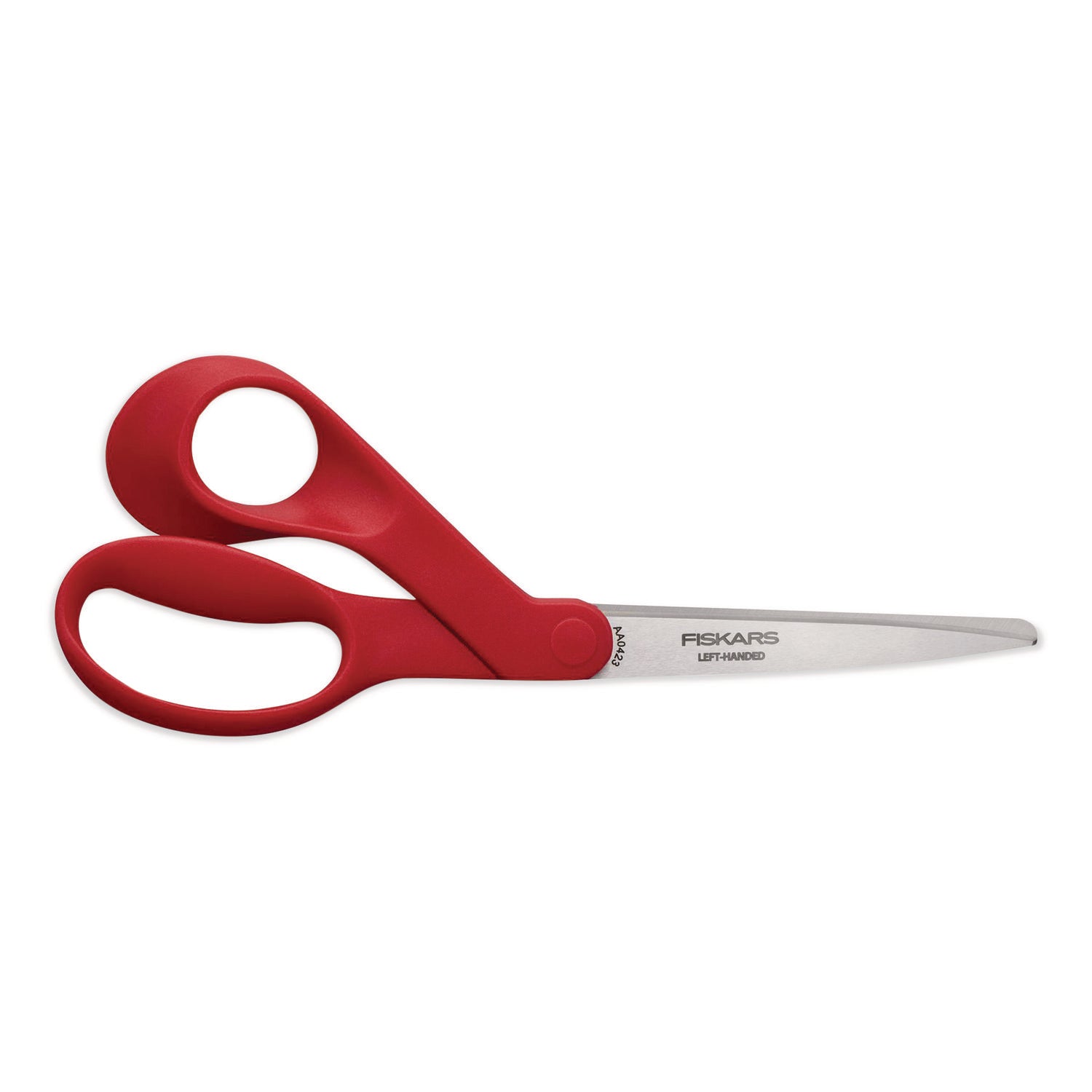 Fiskars® Premier Left Handed Scissors, 9.75" Long, 8" Cut Length, Offset Red Handle