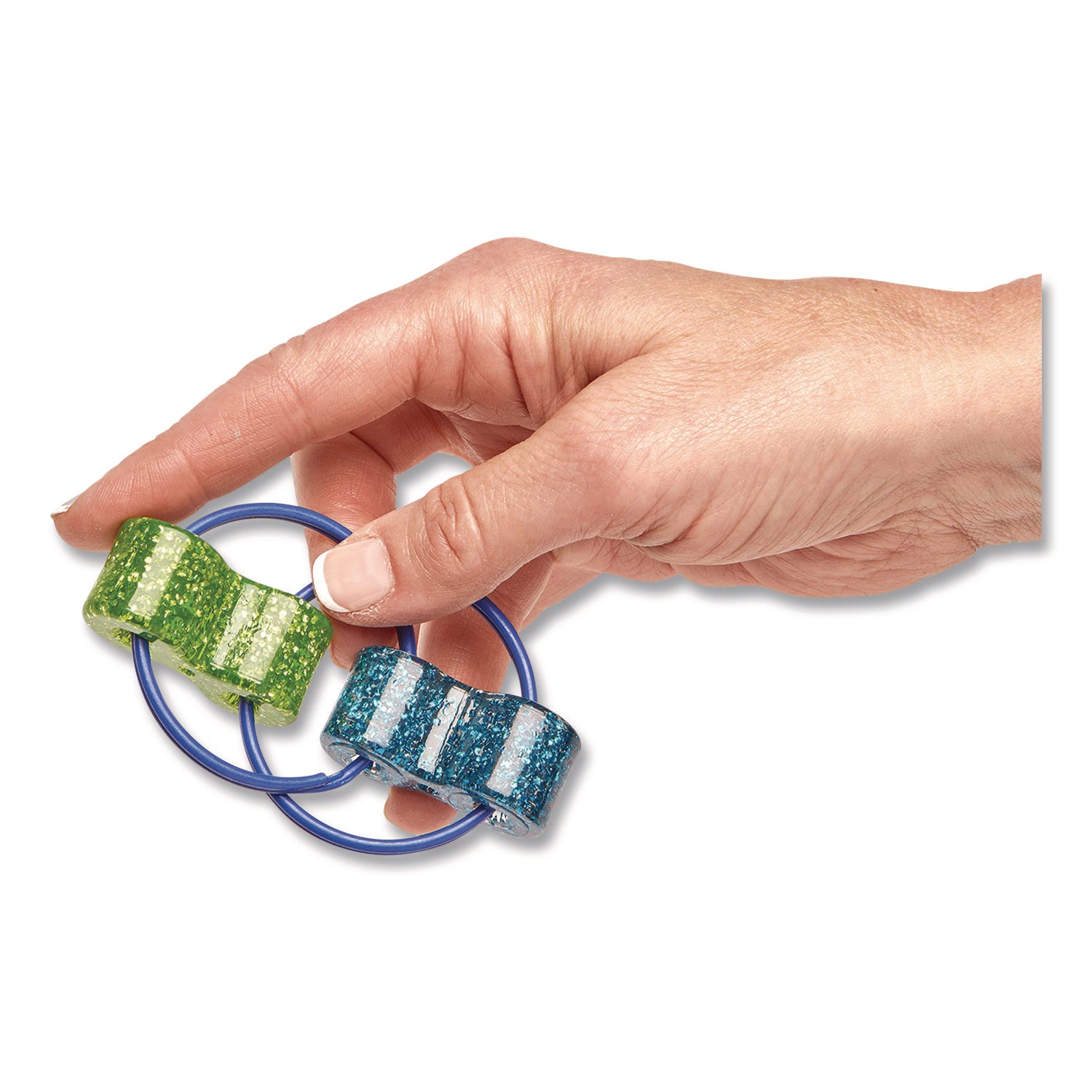 TPG Creations™ Loopeez Fidget Toy, Small, Assorted Colors, 24/Carton