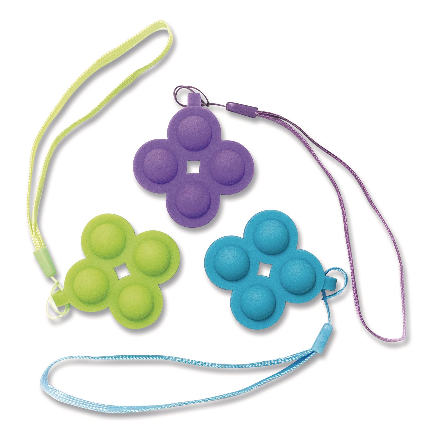 TPG Creations™ Popi Fidget Toy, Small, Assorted Colors, 24/Carton