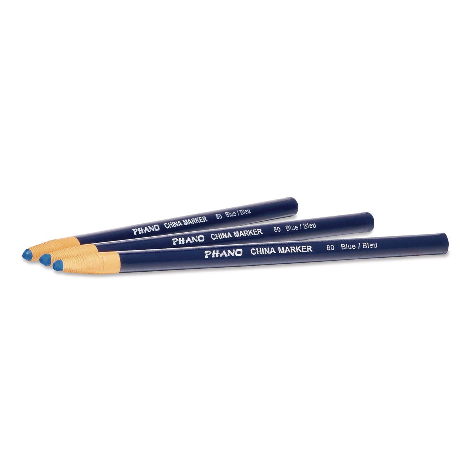 Dixon® China Marker, Blue, 12/Pack