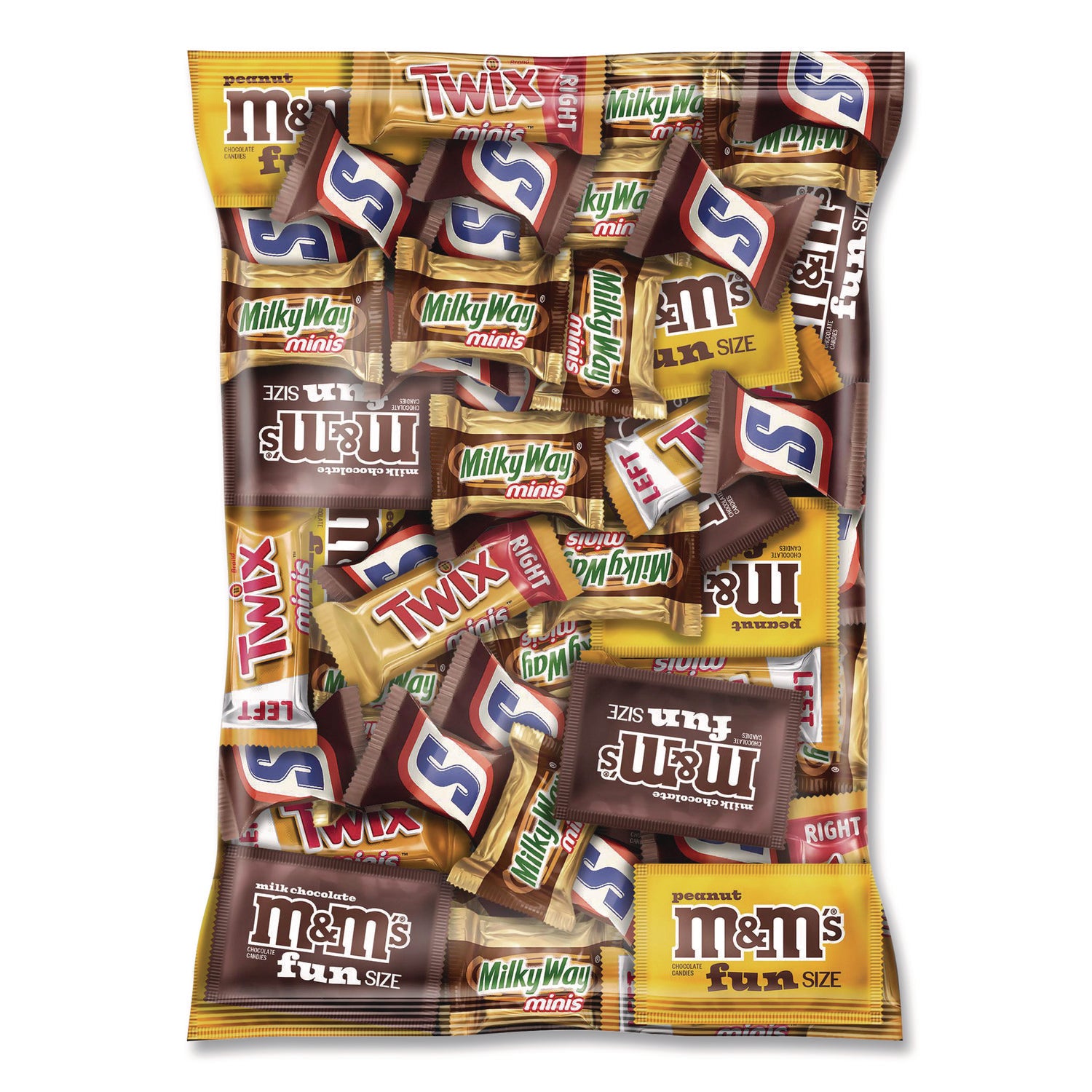 MARS Mini Milk Chocolate and Pringles Snack Stacks Variety Combo Pack, 62 oz Bag Mini/Fun Size, (36) Cups Assorted Flavors/Bundle