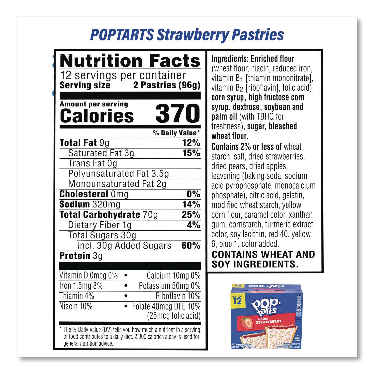 Kellogg's® Celcius Vibe and Pop Tarts Variety Combo Pack,(18) 12oz Cans,(24) Frosted Strawberry/(24) Frosted Brown Sugar Cinnamon/Bundle