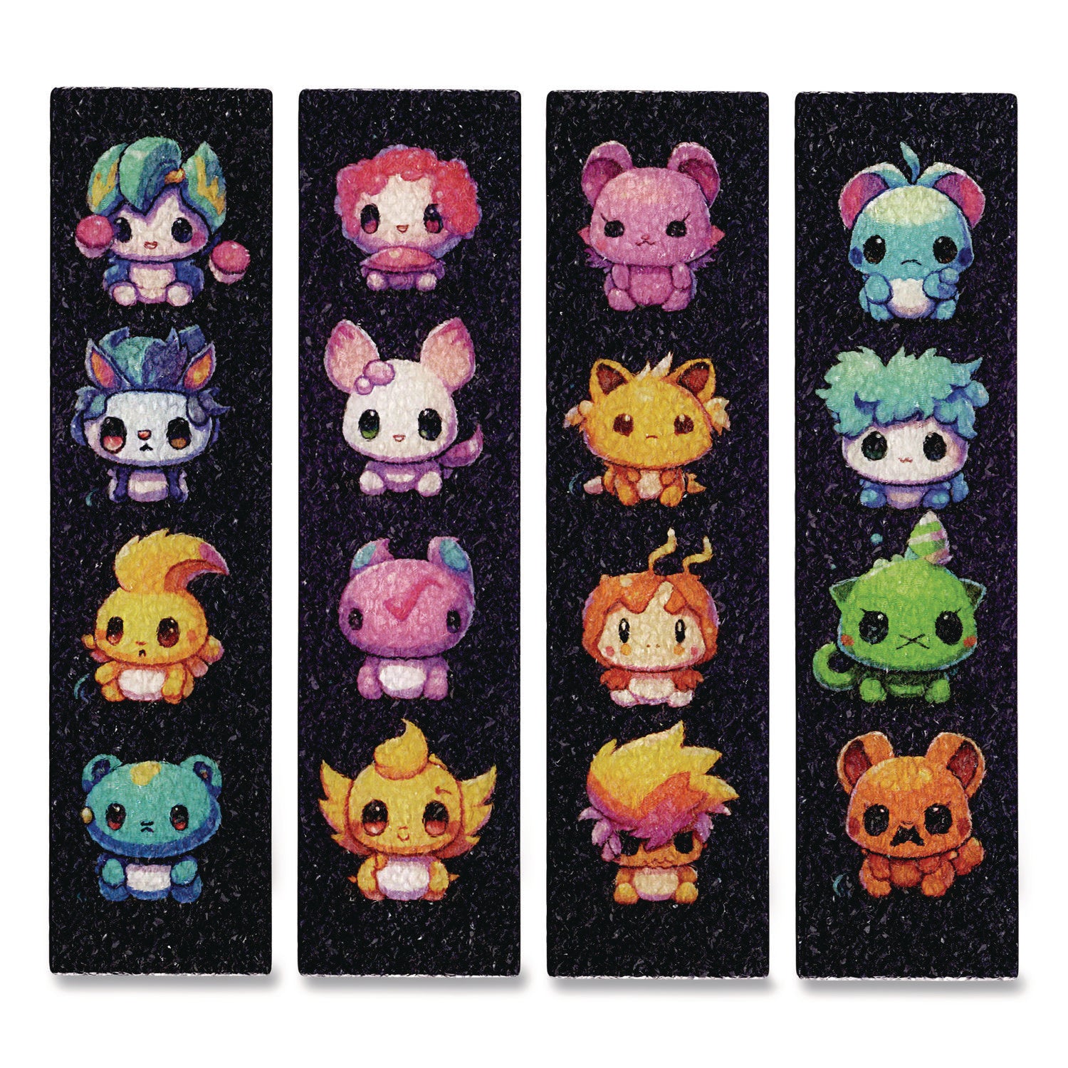 TPG Creations™ Zen Strips, Sandy Cuties, Purple/Multicolor, 80/Carton