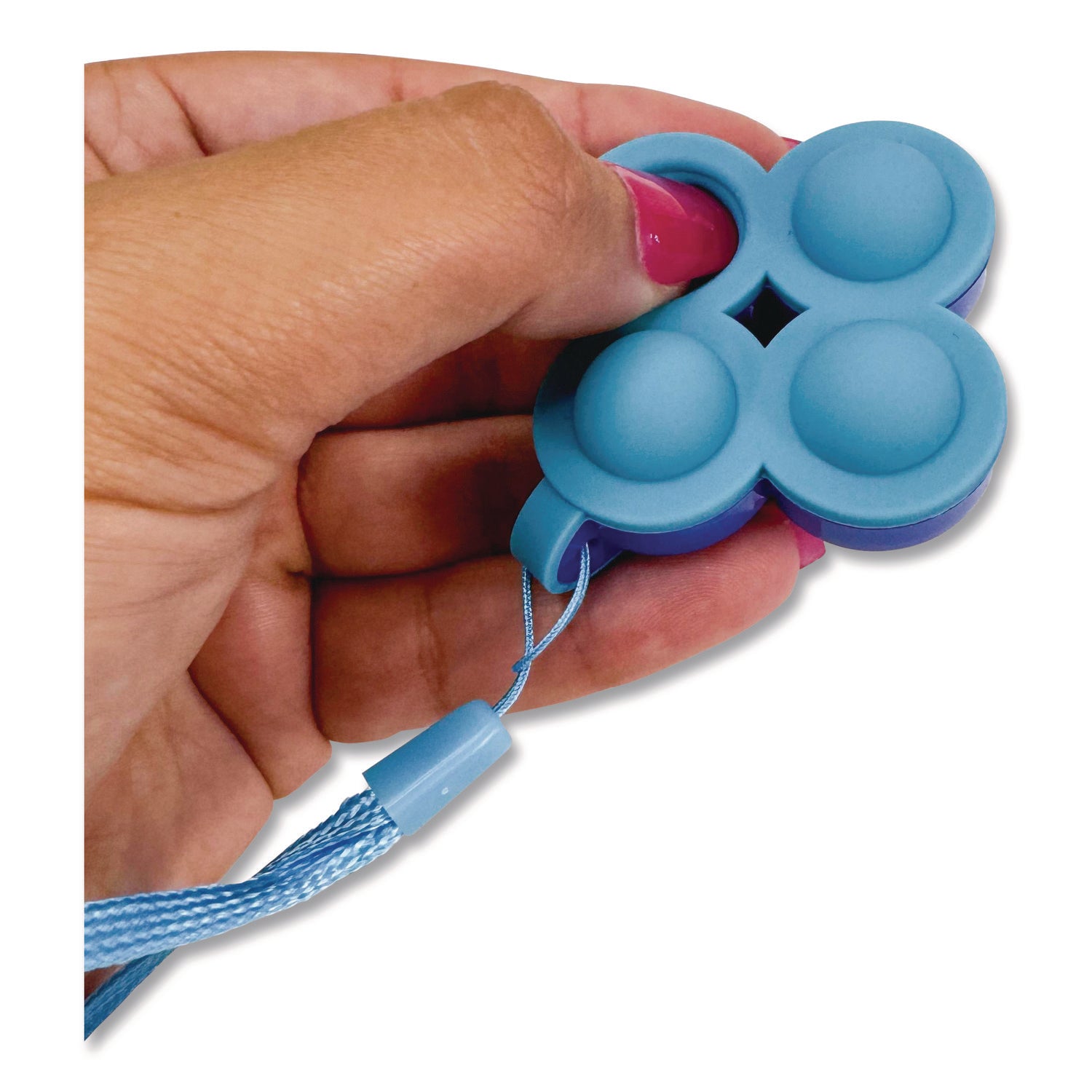 TPG Creations™ Popi Fidget Toy, Small, Assorted Colors, 24/Carton