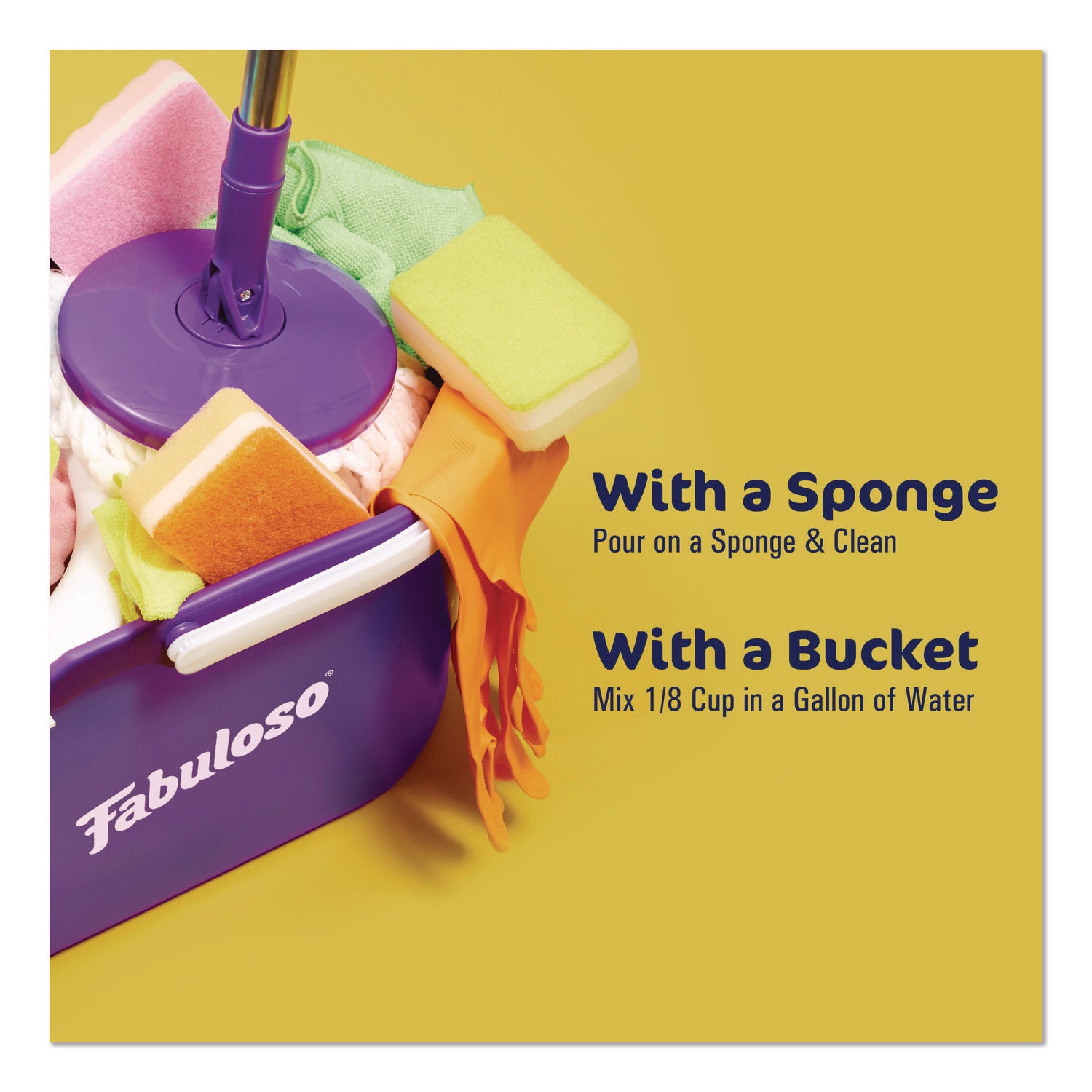 Fabuloso® Multi-Use Cleaner, Light Lavender Scent, 56 oz Bottle, 6/Carton