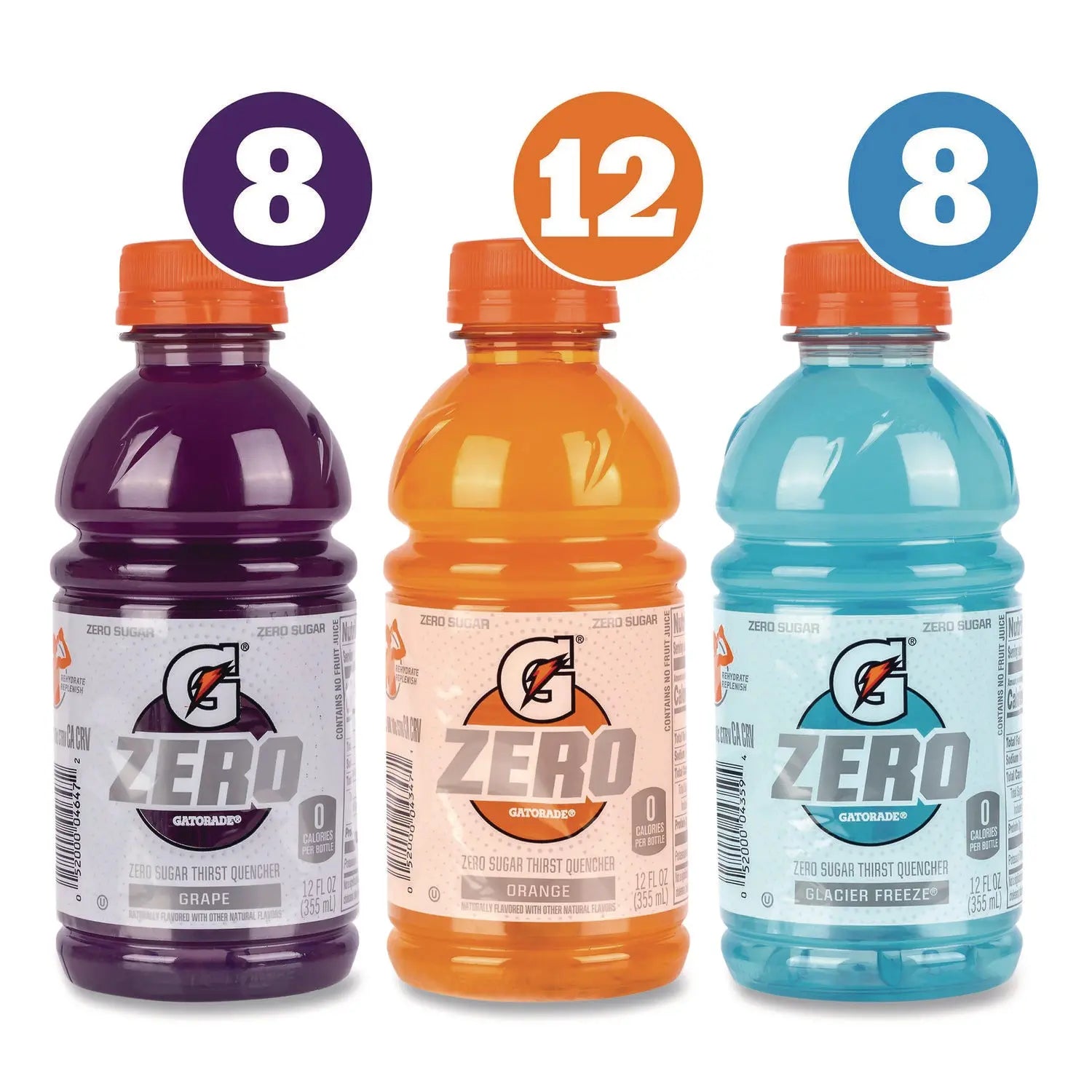 Gatorade® Zero Variety Pack Assorted Flavors 12 oz Bottle 28-Carton Gatorade® Flipcost