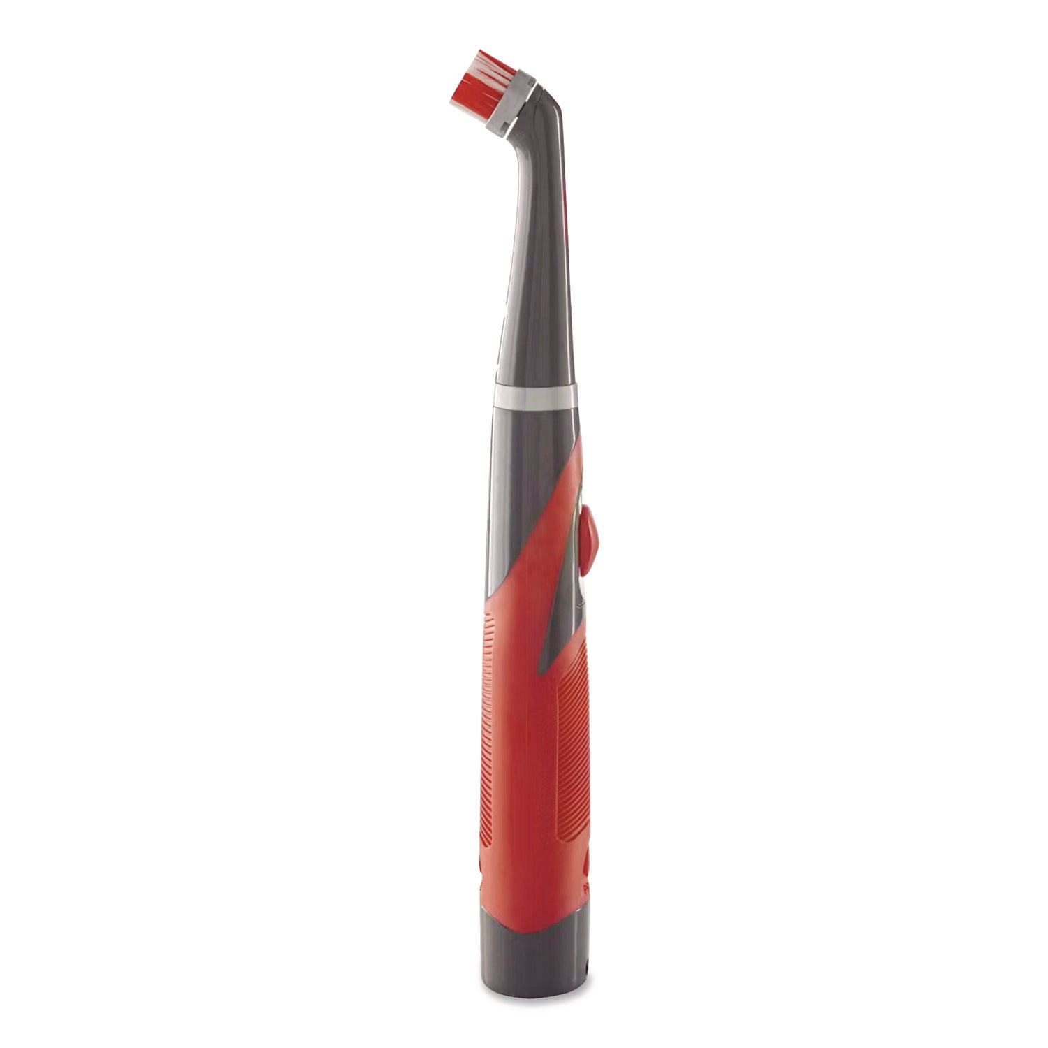 Rubbermaid® Multi-Purpose Cordless Battery Power Scrubber, Red/White Nylon Bristles, 12.68" Brush, 7" Red/Black Handle