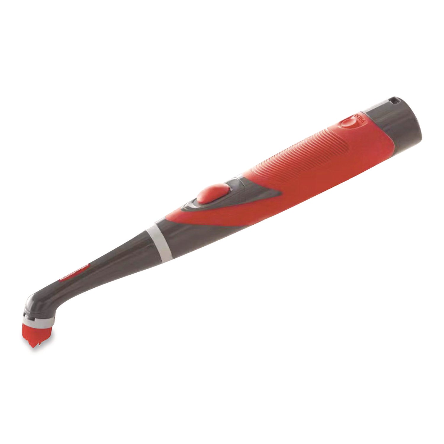 Rubbermaid® Reveal Power Scrubber, Red/White Nylon Bristles, 1.73" Brush, Red Plastic Handle