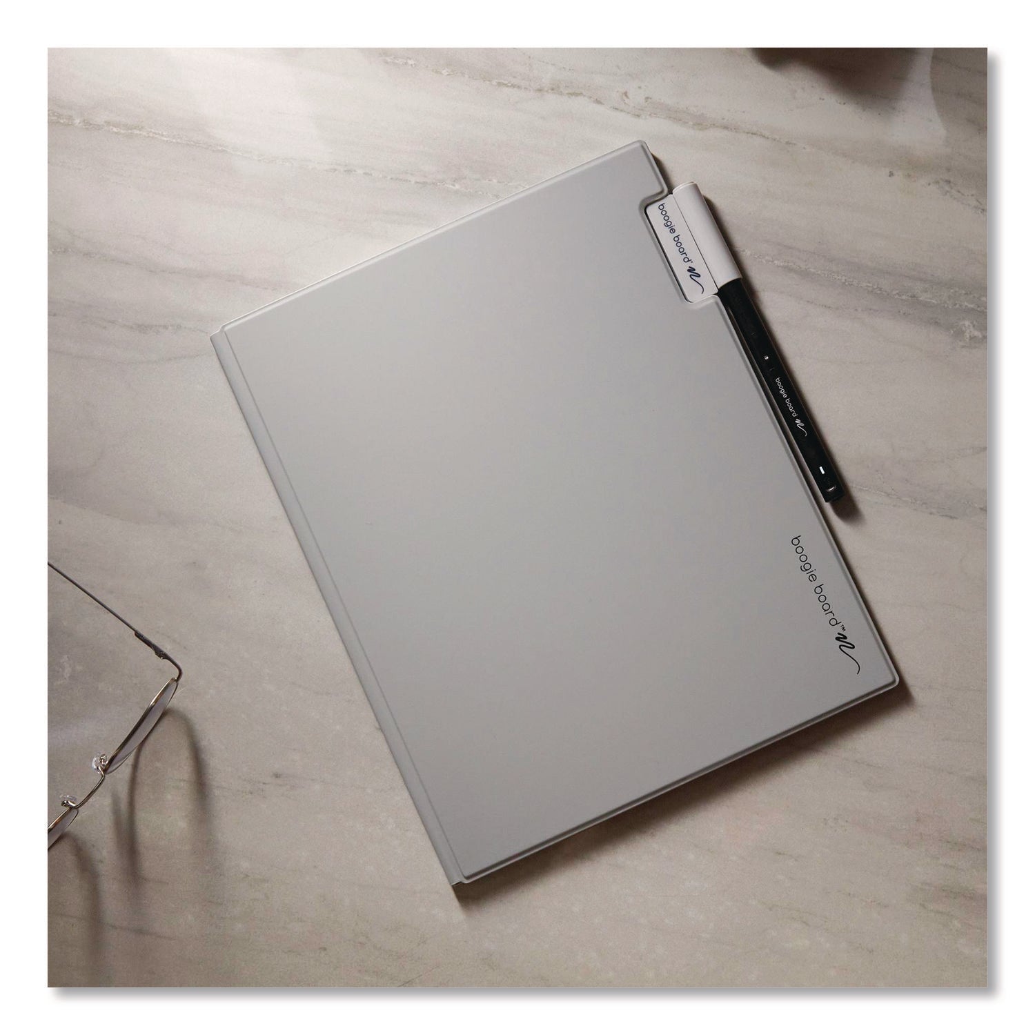Boogie Board™ Blackboard Folio, 9.1" x 11.1", Magnetic Closure, Gray