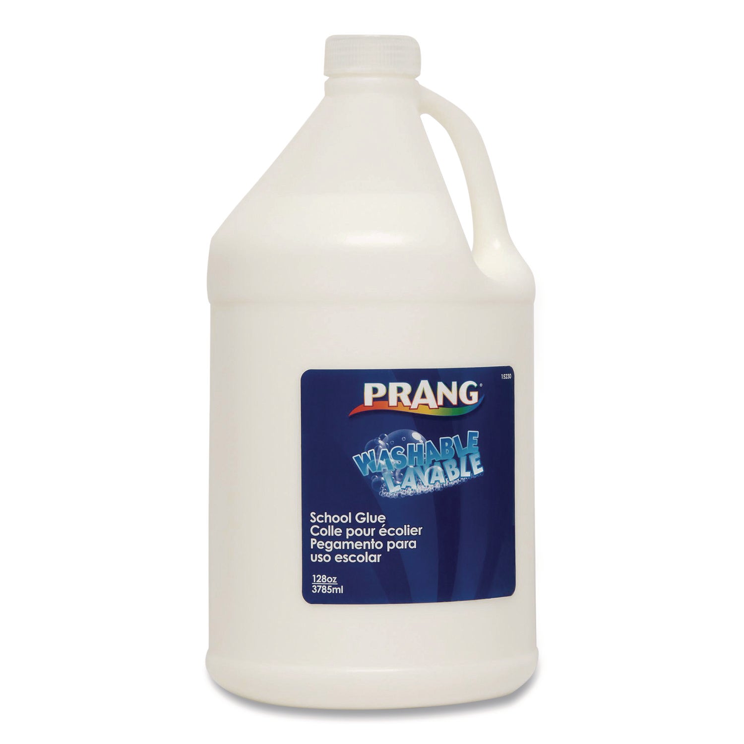 Prang® Washable Liquid White School Glue, 128 oz, Dries Clear