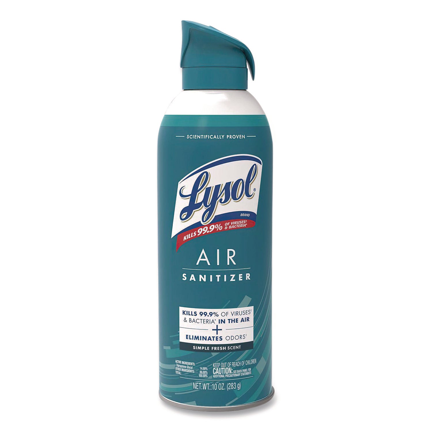 LYSOL® Brand Air Sanitizer Spray, Simple Fresh, 10oz Aerosol Spray