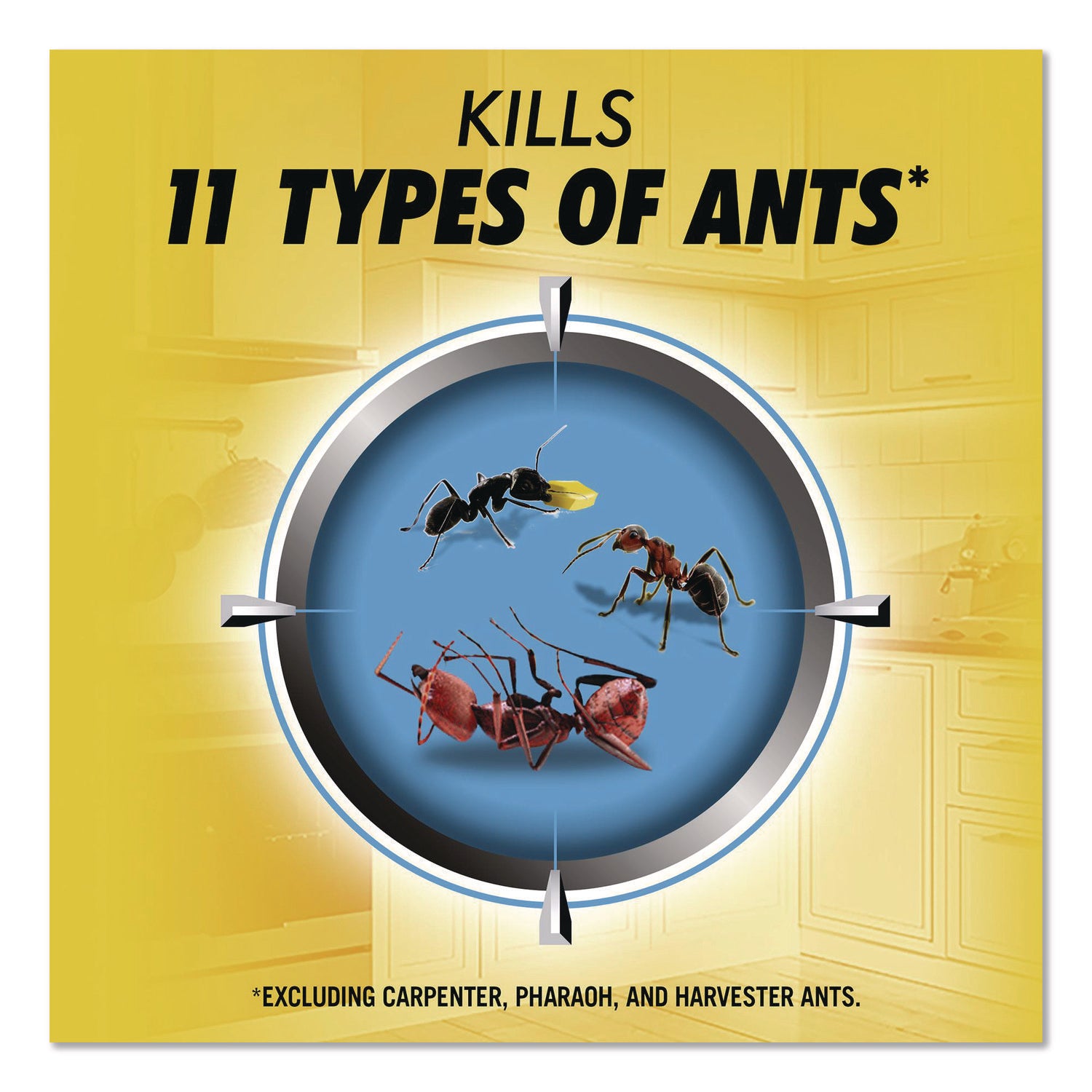 Combat® Max 2-in-1 Ant Bait, 0.84 oz, 4 Bait Stations