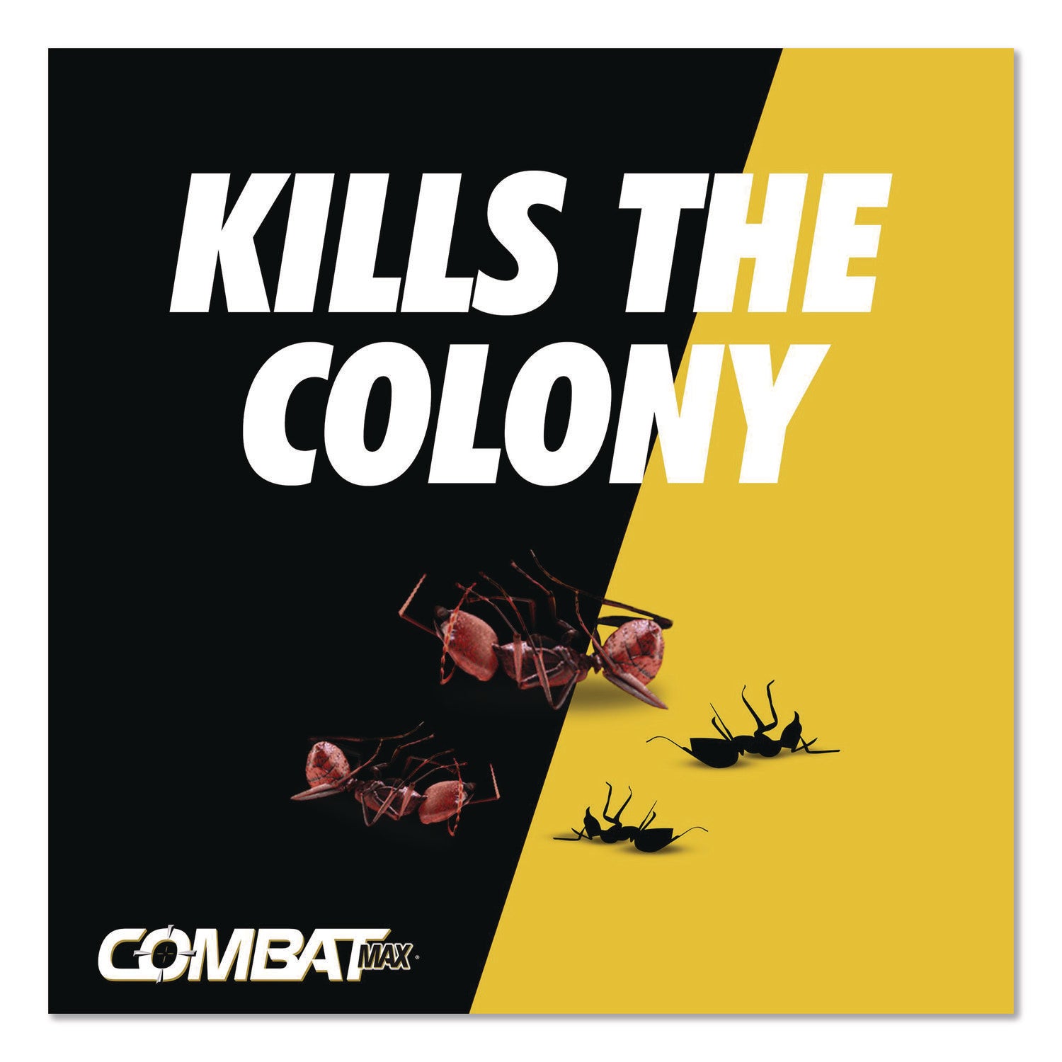 Combat® Max 2-in-1 Ant Bait, 0.84 oz, 4 Bait Stations