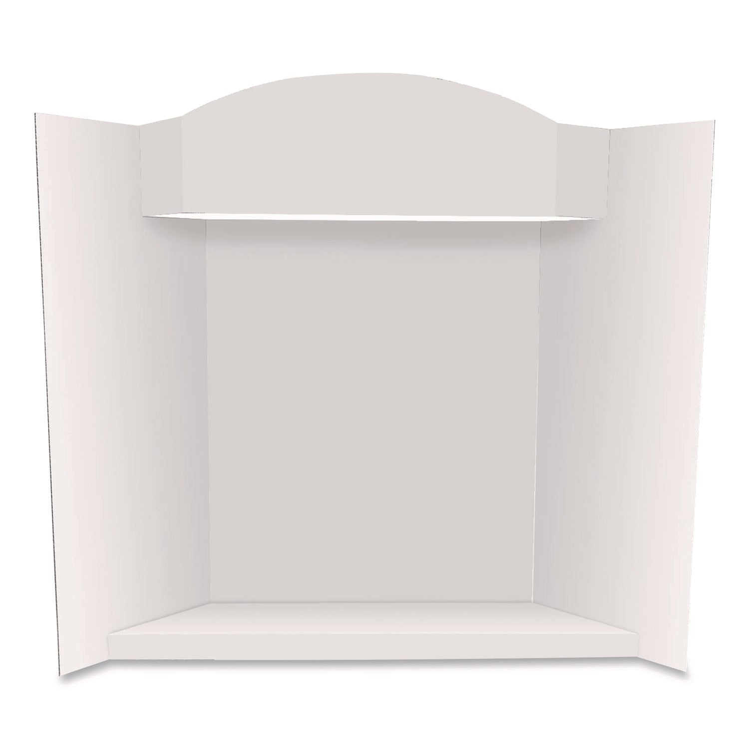 Royal Brites Stage It Display Board, 37" x 44", 1-Ply, Corrugate, White, 5/Pack