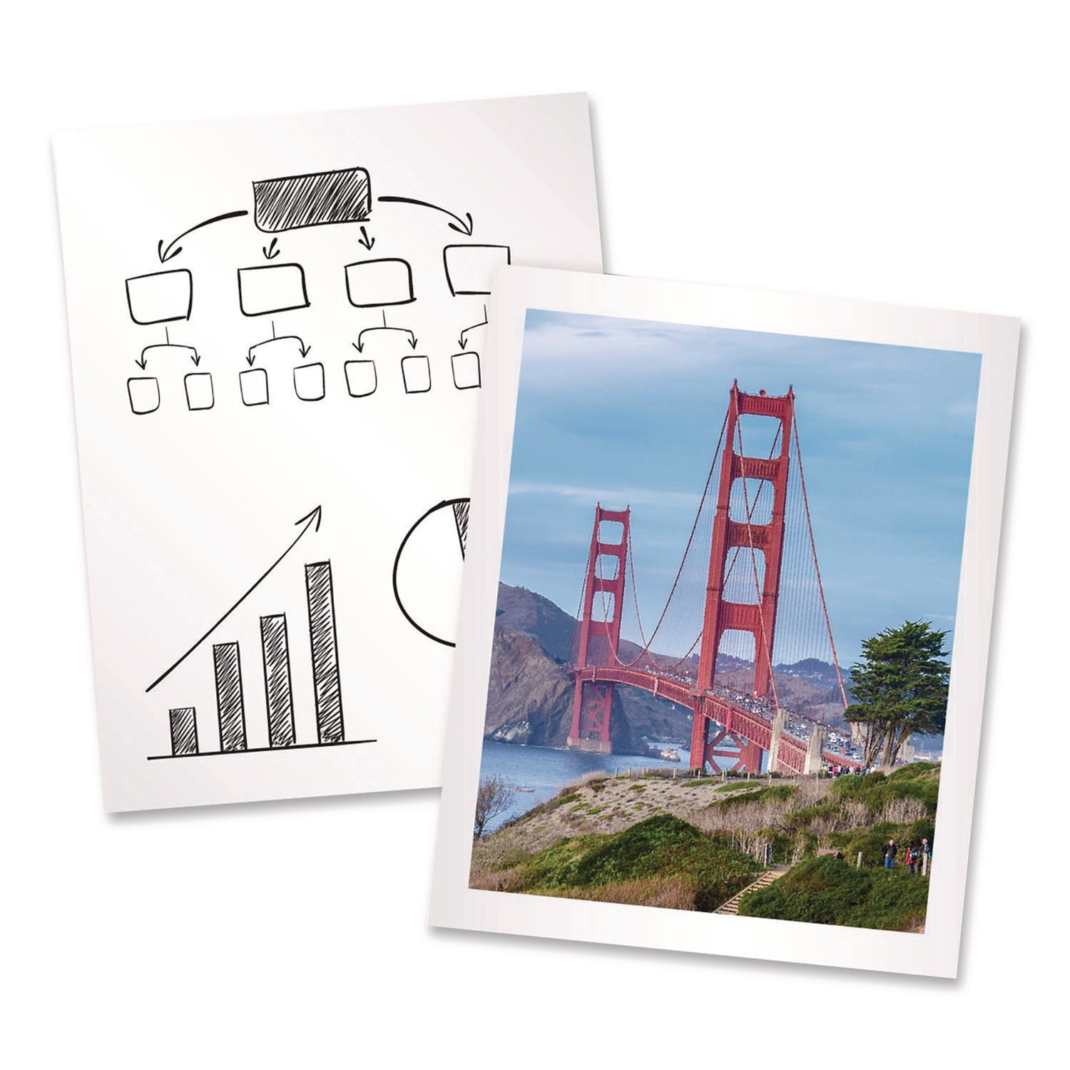 Royal Brites Foam Board, 15" x 20", 3/16" Thick, White, 10/Pack