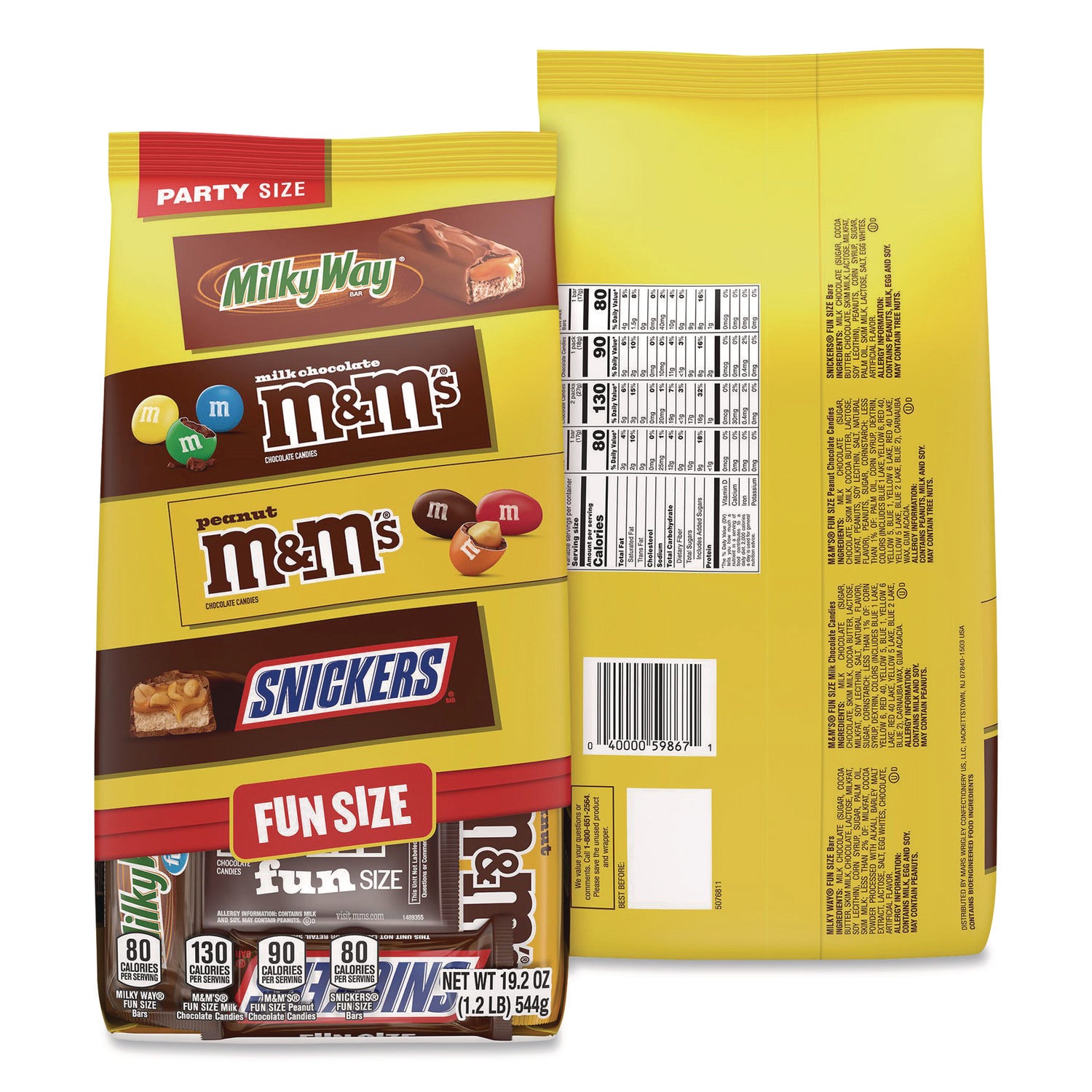 Snack Box Pros Chocolate Assortment, Assorted Fun and Snack Sizes, 3 Bags/Pack