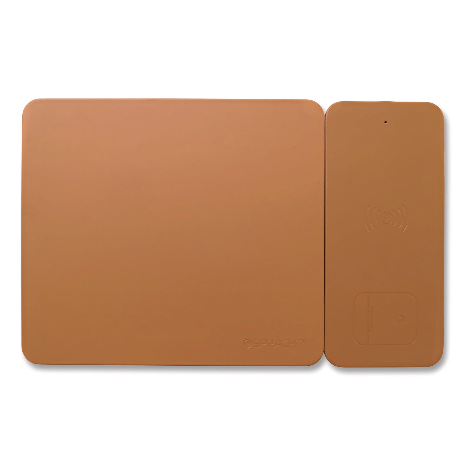 Spracht MagPad Charger and Mouse Pad, Brown
