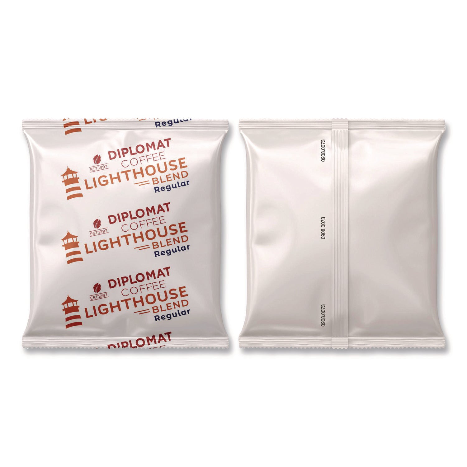 Diplomat Coffee Light House Frac Pack, 2.5 oz, 100/Carton