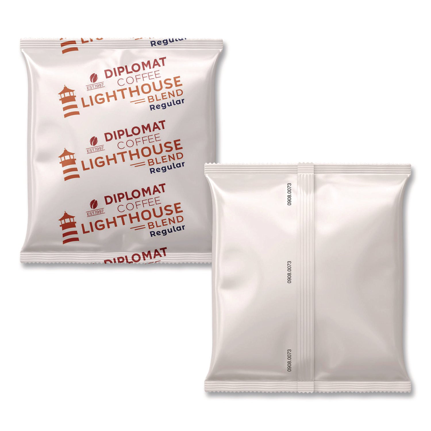 Diplomat Coffee Light House Frac Pack, 2.5 oz, 100/Carton