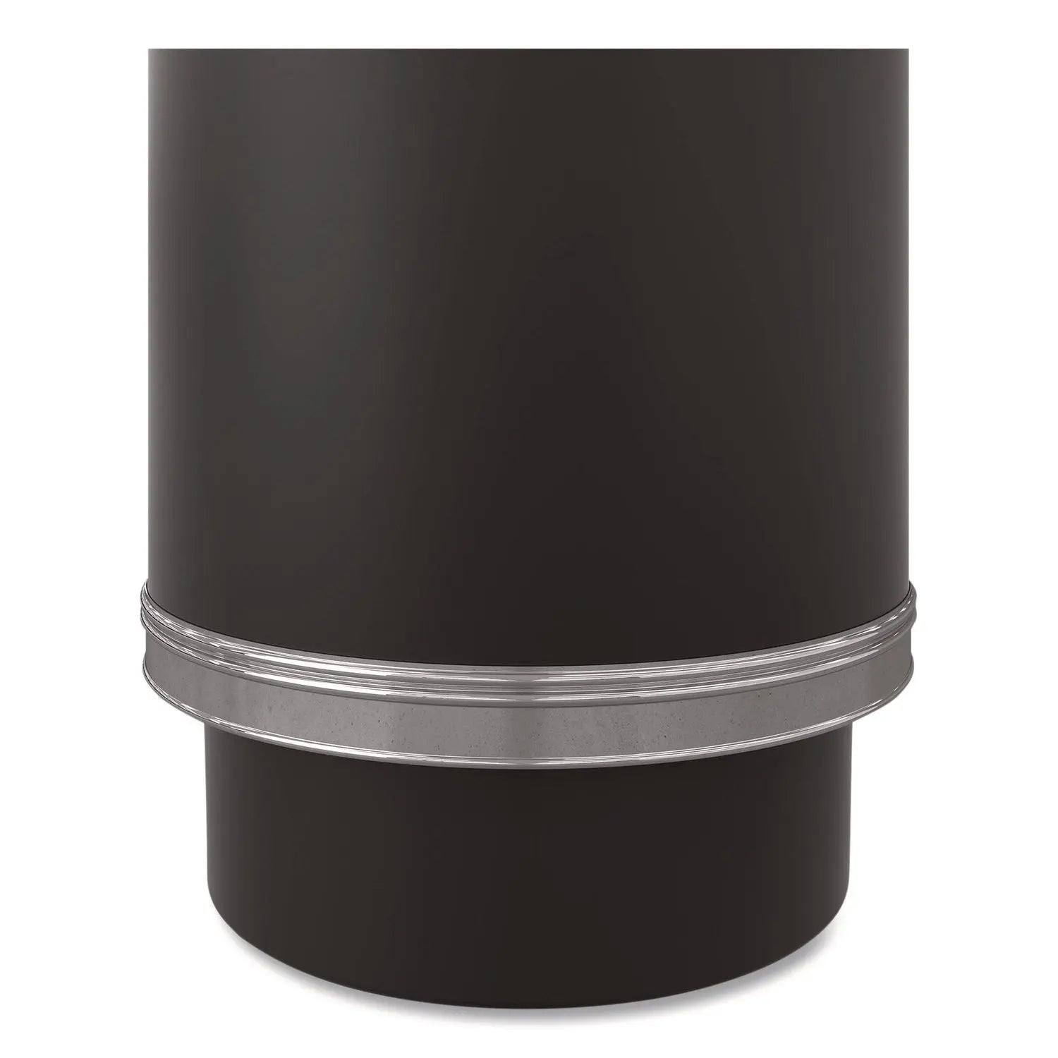 Suncast Commercial® Half Round Metal Trash Can with Ashtray 9 gal Steel Black Suncast Commercial® Flipcost