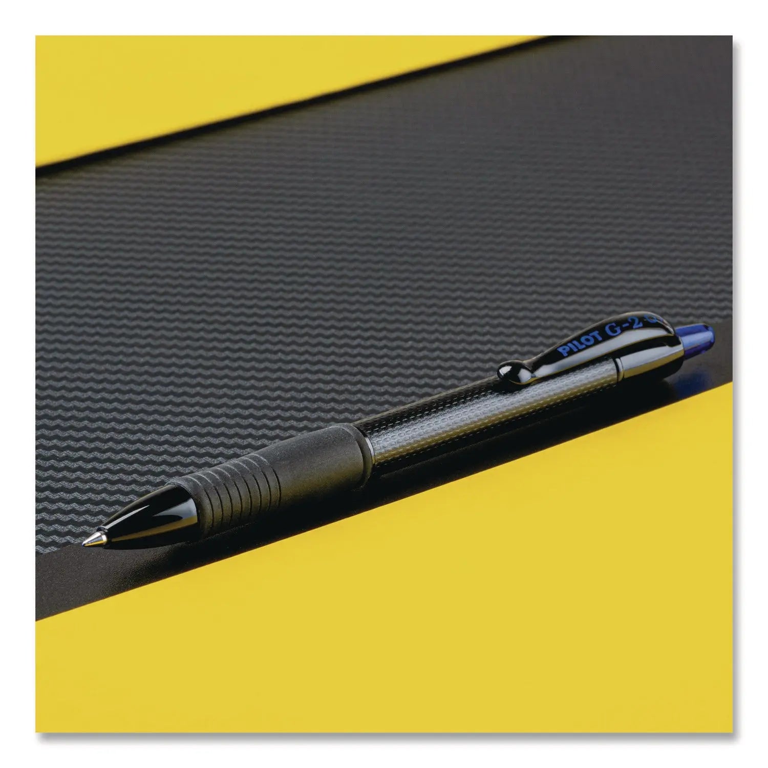Pilot® G2 Edge Premium Gel Roller Pen Retractable Fine 0.7 mm Blue Ink Black-Blue Barrel Dozen Pilot® Flipcost