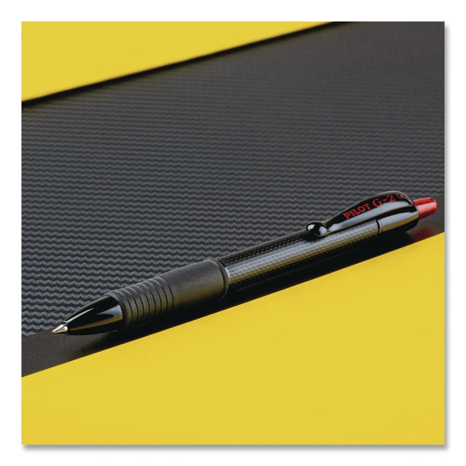 Pilot® G2 Edge Premium Gel Roller Pen Retractable Fine 0.7 mm Red Ink Black-Red Barrel Dozen Pilot® Flipcost