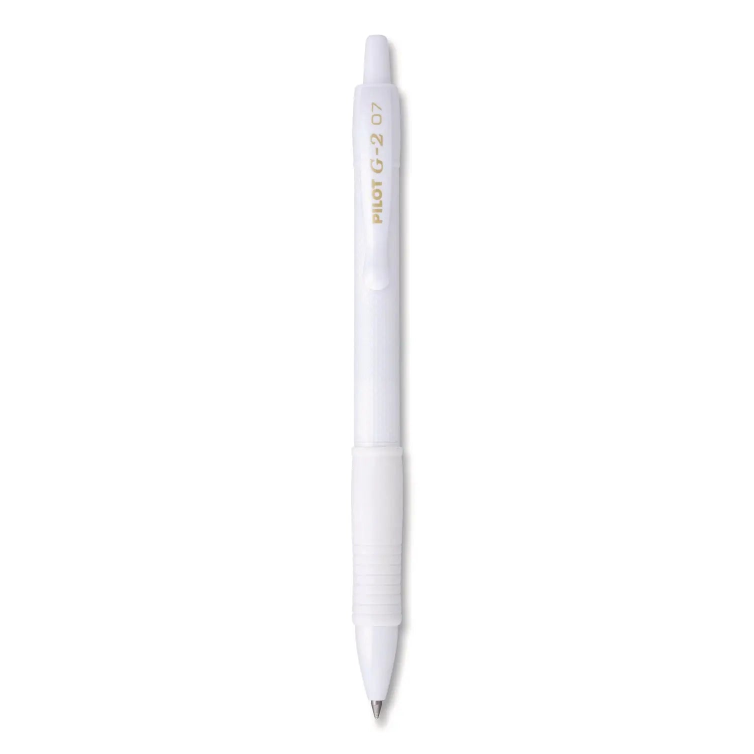 Pilot® G2 Edge Premium Gel Roller Pen Retractable Fine 0.7 mm Black Ink White Barrel Dozen Pilot® Flipcost