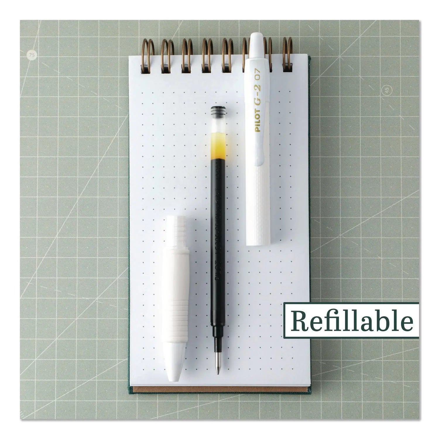 Pilot® G2 Edge Premium Gel Roller Pen Retractable Fine 0.7 mm Black Ink White Barrel 36-Pack Pilot® Flipcost