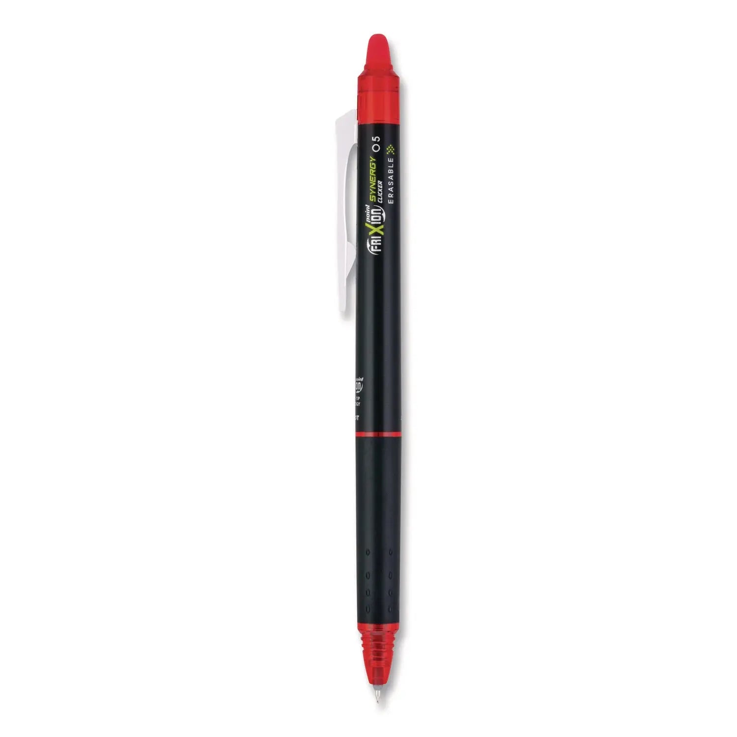 Pilot® Frixion Synergy Clicker Erasable Gel Pen Retractable Extra Fine 0.5 mm Red Ink Black-Red Barrel Dozen Pilot® Flipcost