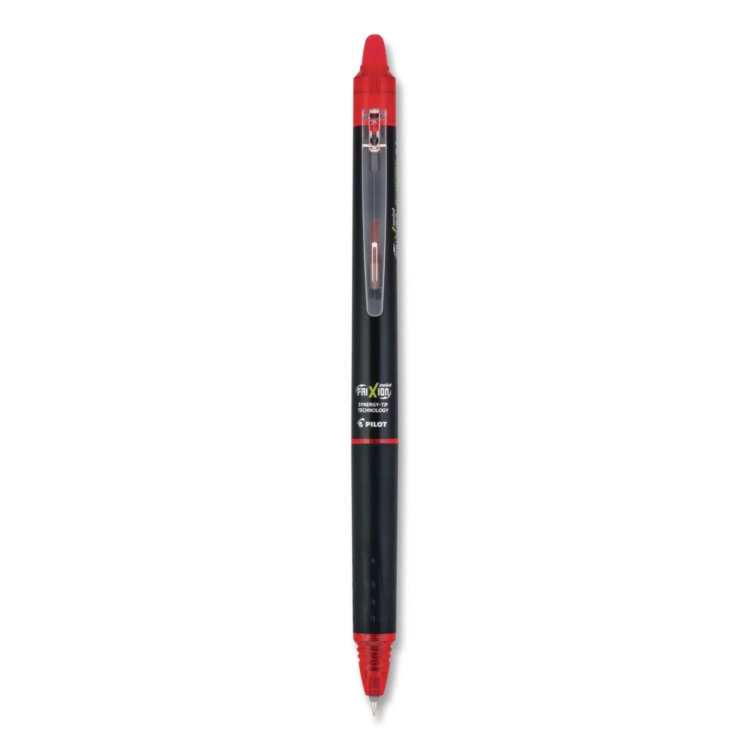 Pilot® Frixion Synergy Clicker Erasable Gel Pen Retractable Extra Fine 0.5 mm Red Ink Black-Red Barrel Dozen Pilot® Flipcost