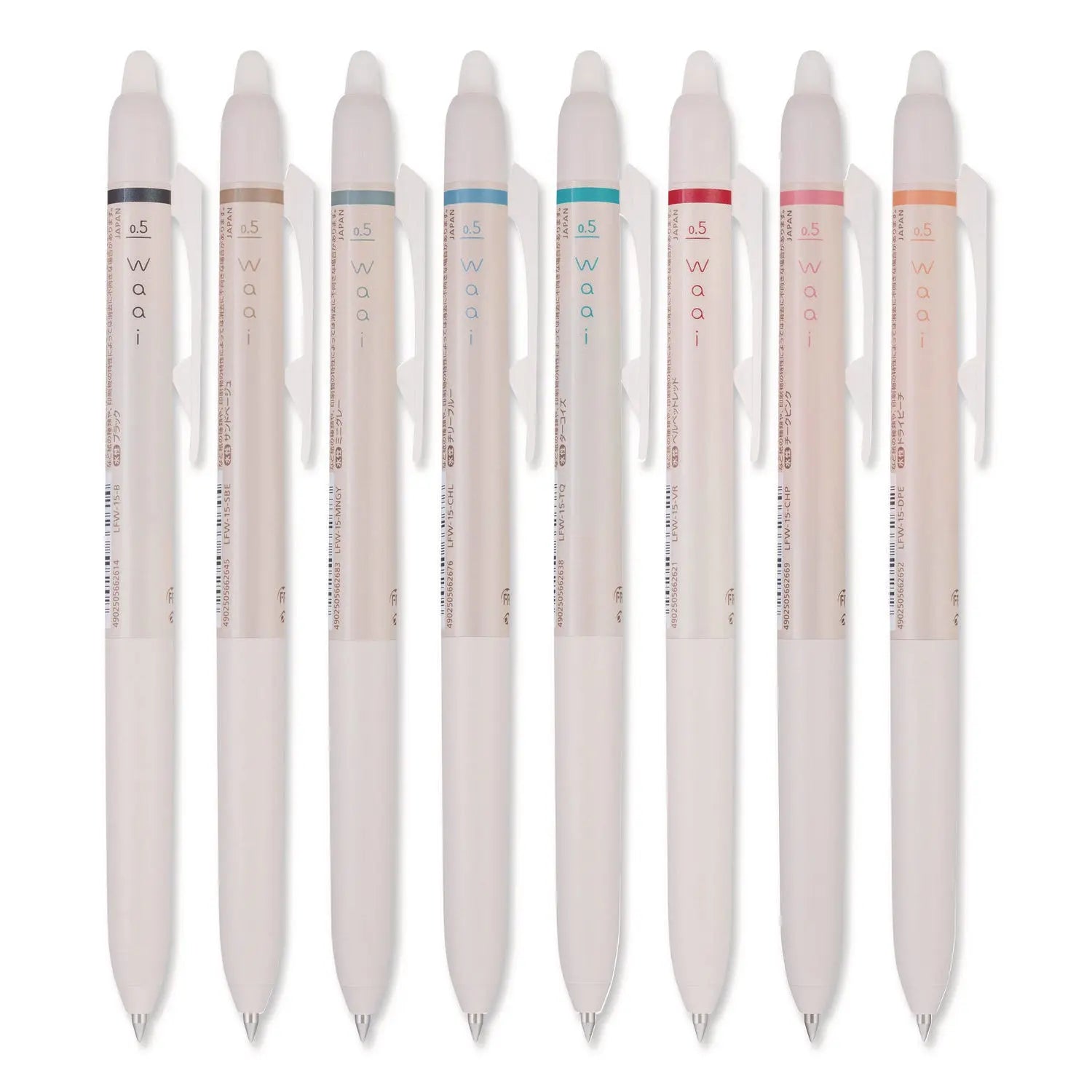 Pilot® Frixion Waai Erasable Gel Pen Retractable Extra Fine 0.5 mm Assorted Ink and Barrel Colors 8-Pack Pilot® Flipcost