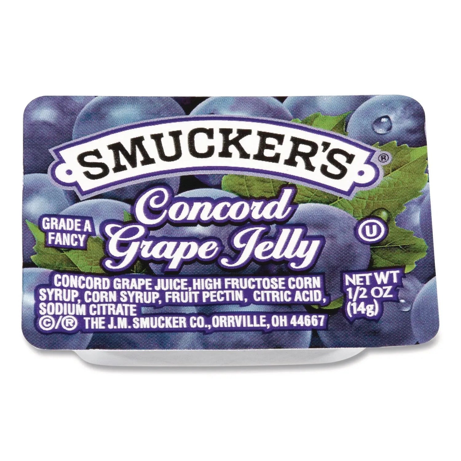 Smucker's® Jelly-Jam Plastic Portion Control Cups Grape 0.5 oz Cup 200-Carton Smucker's® Flipcost