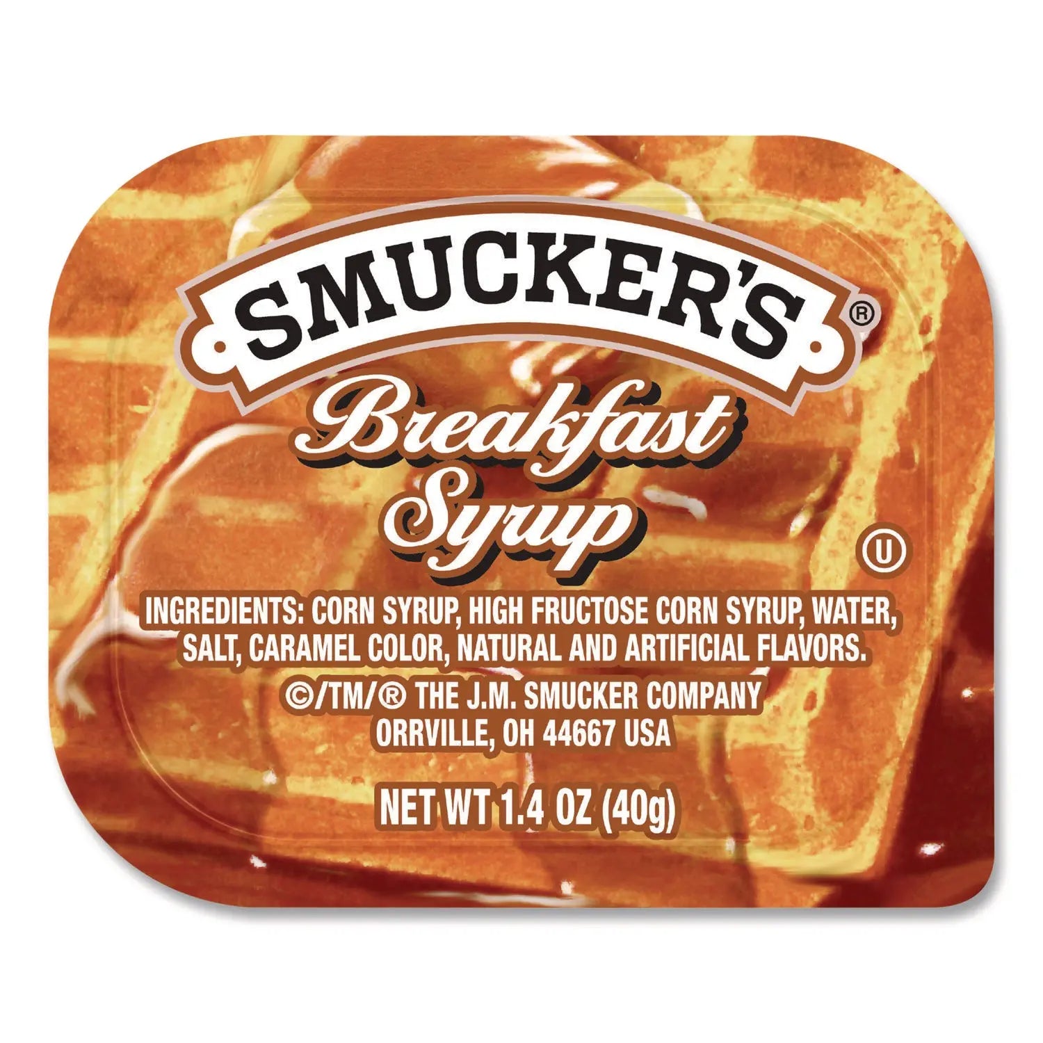 Smucker's® Breakfast Syrup Plastic Portion Control Cup 1.4 oz Cup 100-Carton Smucker's® Flipcost