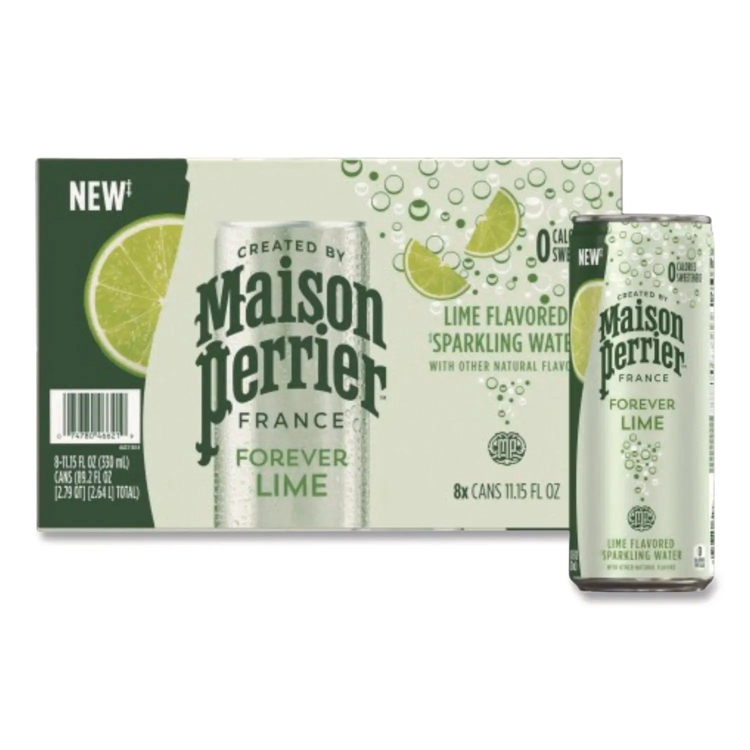 Nestlé® Maison Perrier Sparkling Water11.15 oz Can Lime 8 Cans-Box Nestlé® Flipcost