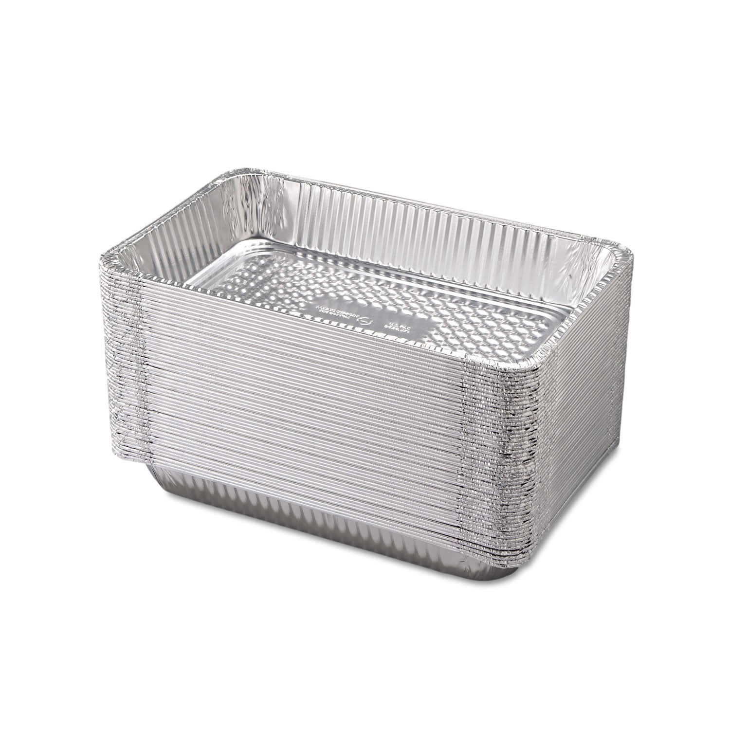 HFA® Aluminum Steam Table Pans, Full-Size Deep, 60 Gauge, 3.19" Deep, 12.19 x 20.75, 50/Carton