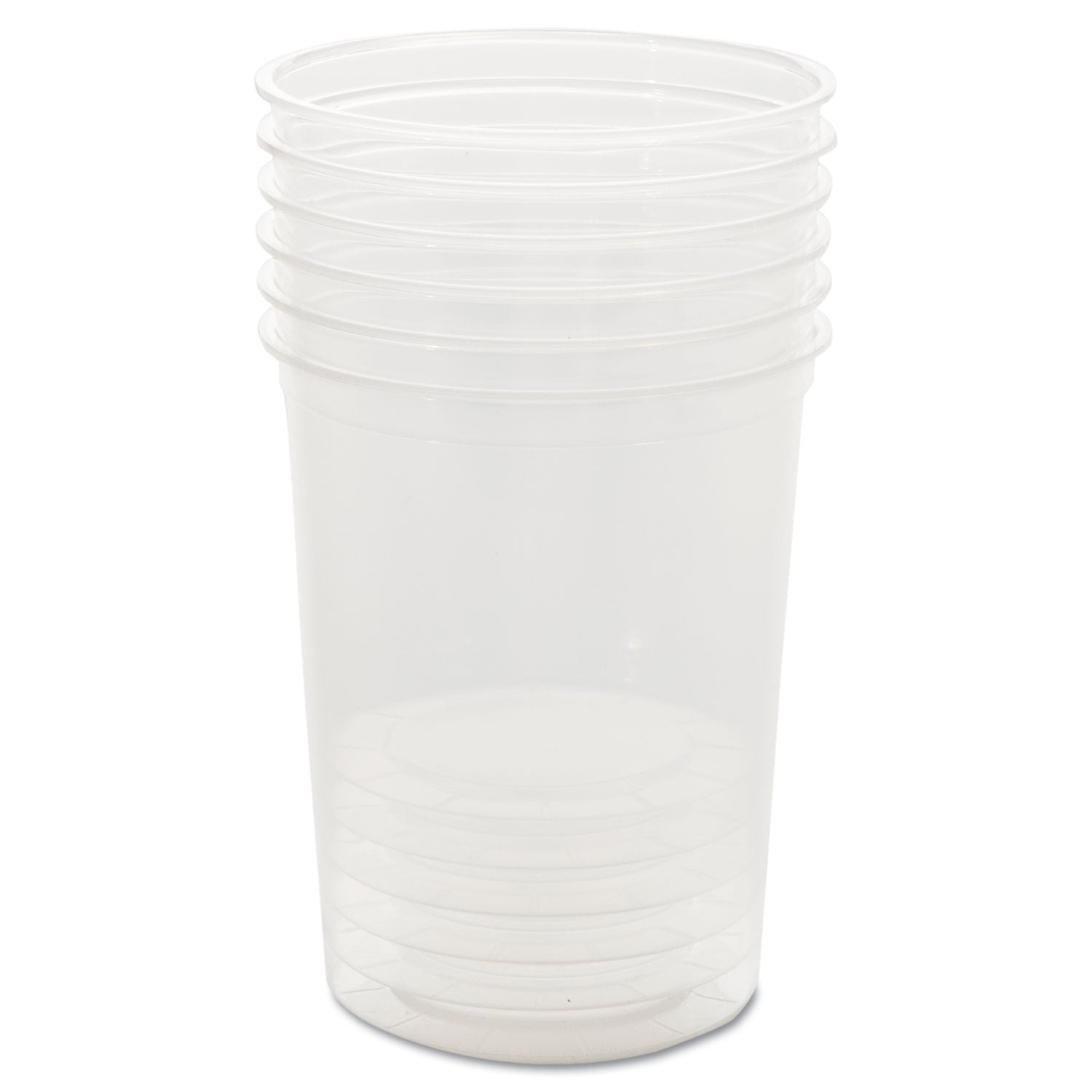 WNA Deli Containers, 32 oz, Clear, Plastic, 50/Pack, 10 Packs/Carton