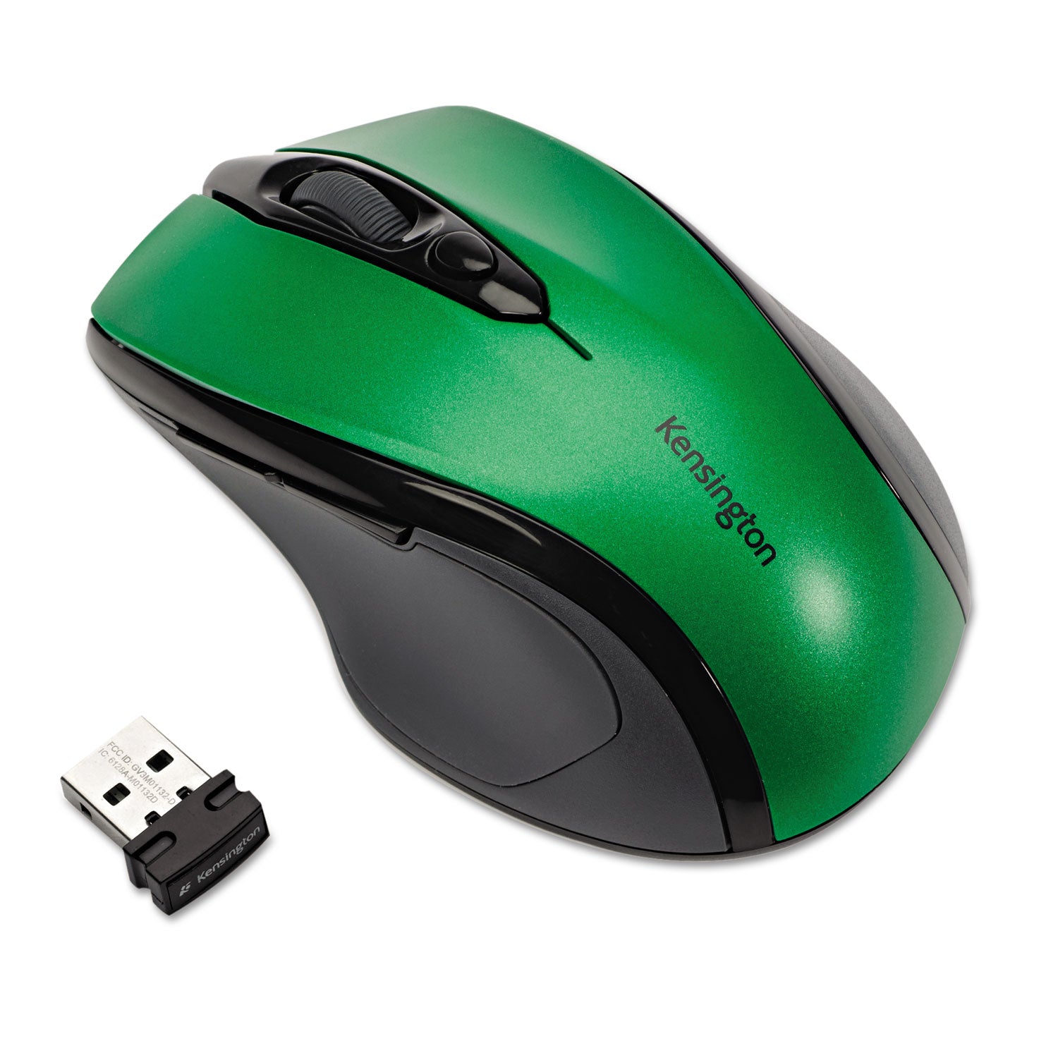 Kensington® Pro Fit Mid-Size Wireless Mouse, 2.4 Ghz Frequency/30 Ft Wireless Range, Right Hand Use, Emerald Green