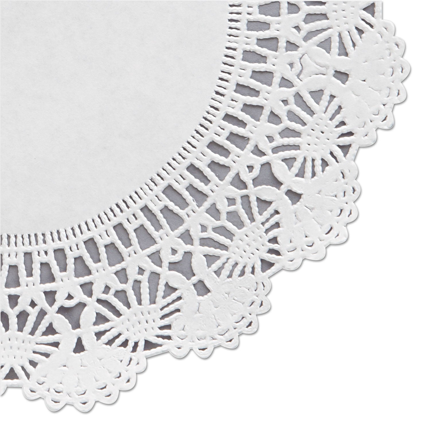 Hoffmaster® Cambridge Lace Doilies, Round, 8", White, 1,000/carton