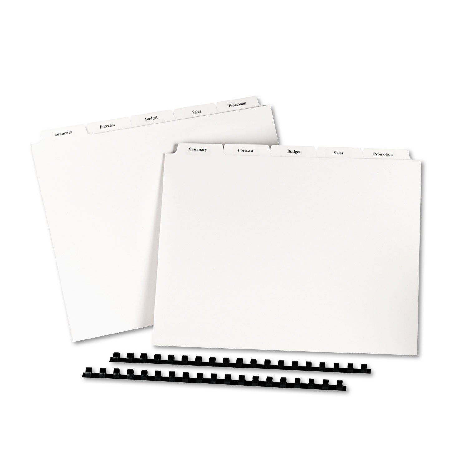 Avery® Customizable Print-On Dividers, Unpunched, For Xerox 5090 Copiers, 5-Tab, 11 x 8.5, White, 30 Sets