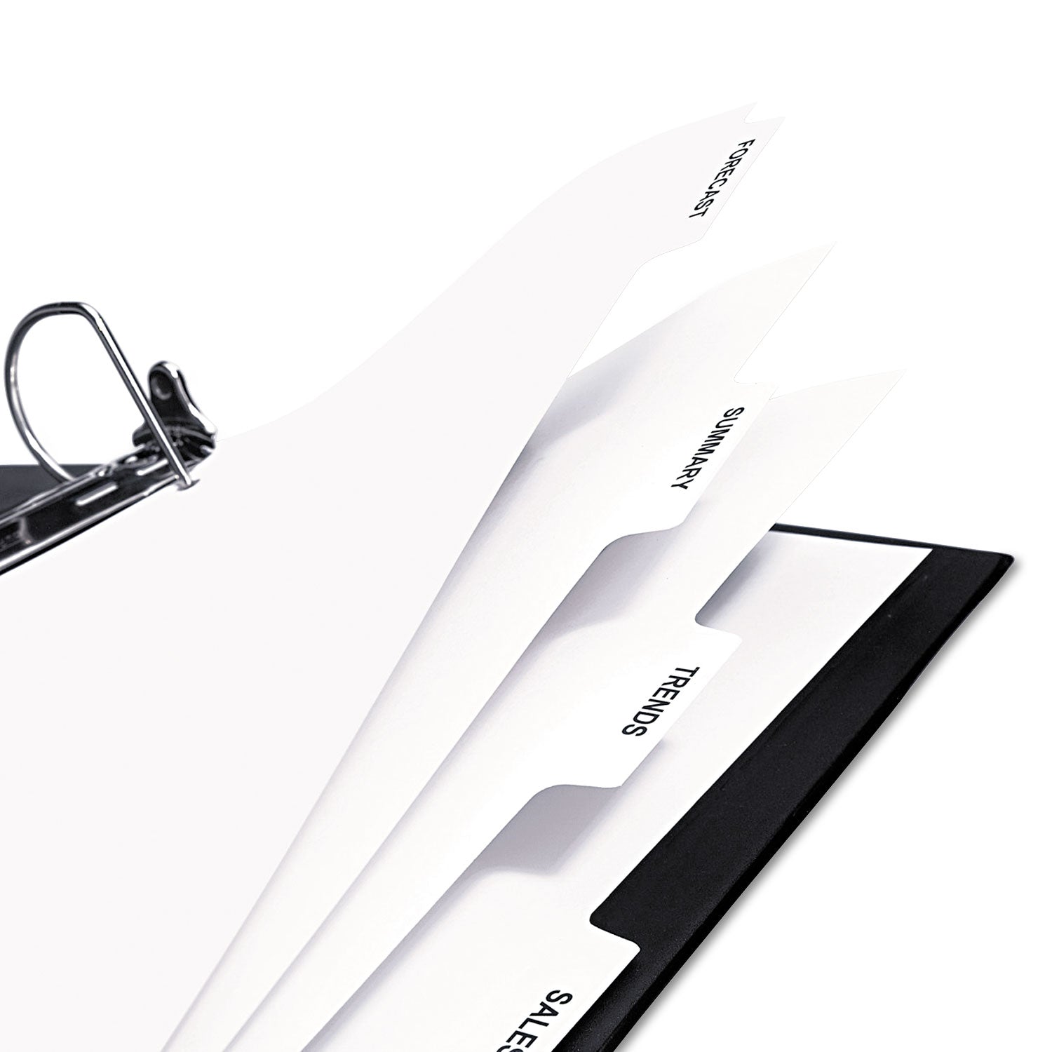 Avery® Customizable Print-On Dividers, For Xerox 4135 Copiers and Docutech, 3-Hole Punched, 5-Tab, 11 x 8.5, White, 30 Sets