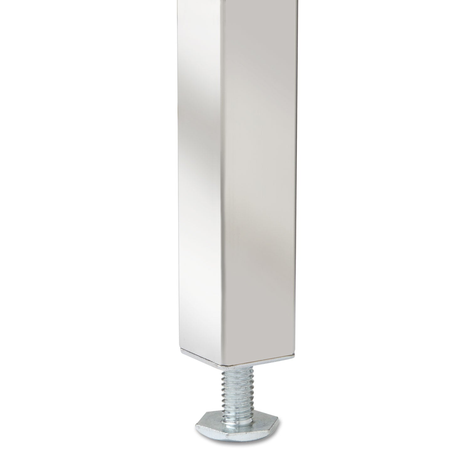 Alera® Double Pedestal Steel Desk, 60" x 30" x 29.5", Cherry/Putty, Chrome-Plated Legs