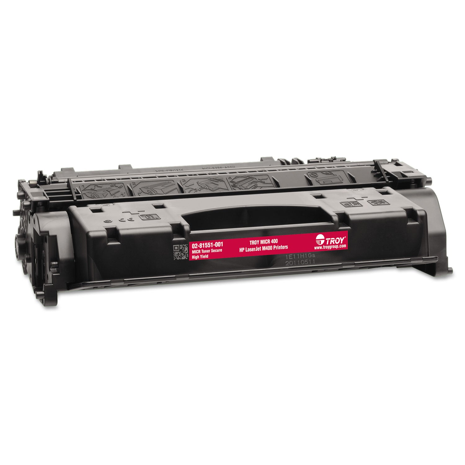 TROY® 0281551001 80x High-Yield Micr Toner Secure, Alternative For Hp Cf280x, Black