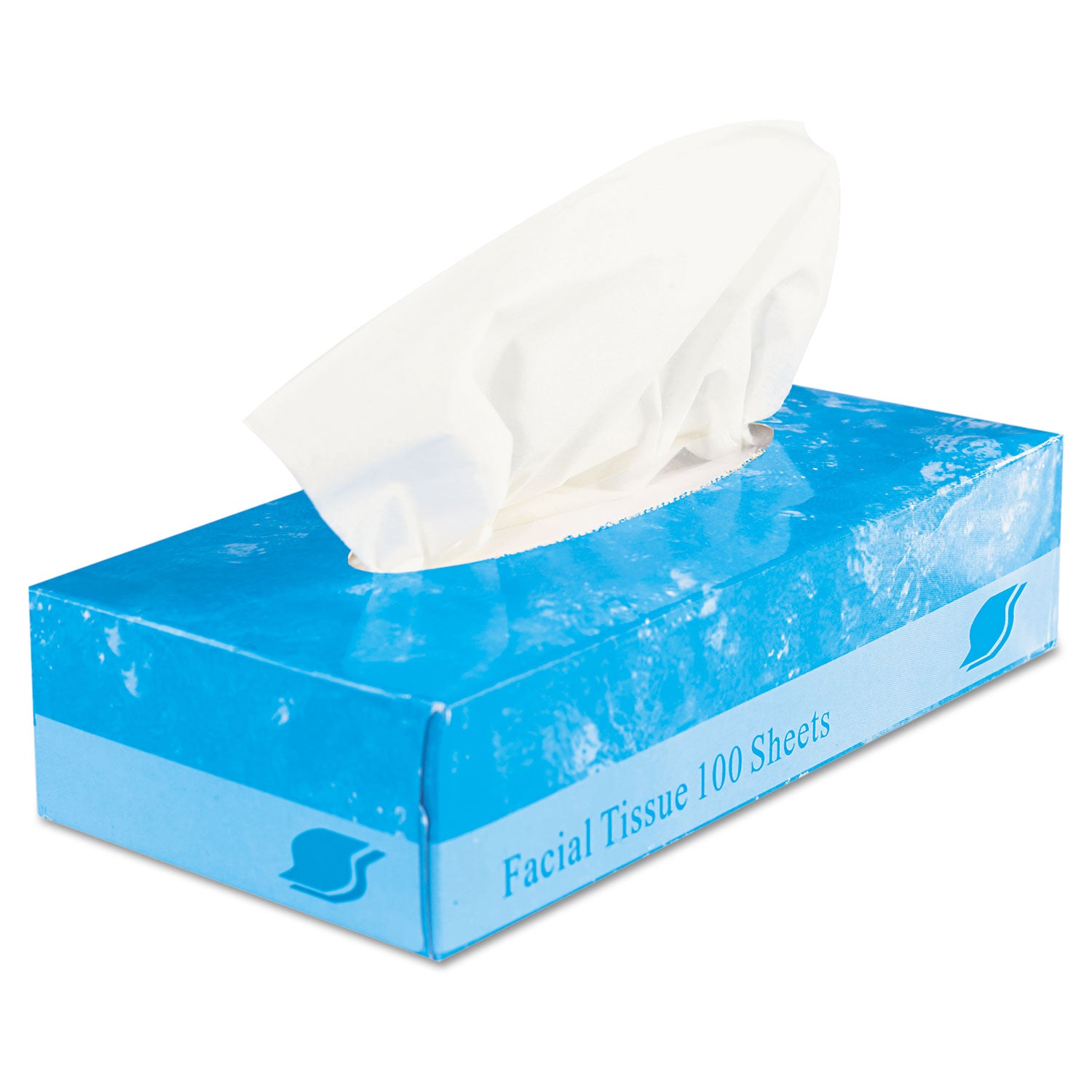 GEN Boxed Facial Tissue, 2-Ply, White, 100 Sheets/Box, 30 Boxes/Carton