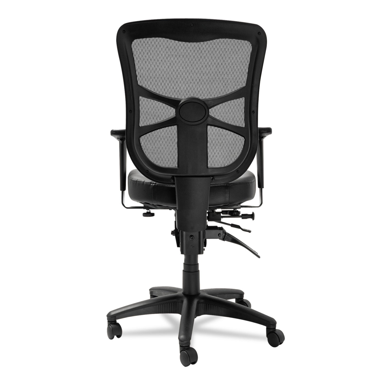Alera® Alera Elusion Series Mesh Mid-Back Multifunction Chair, Supports Up To 275 Lb, 17.7" To 21.4" Seat Height, Black