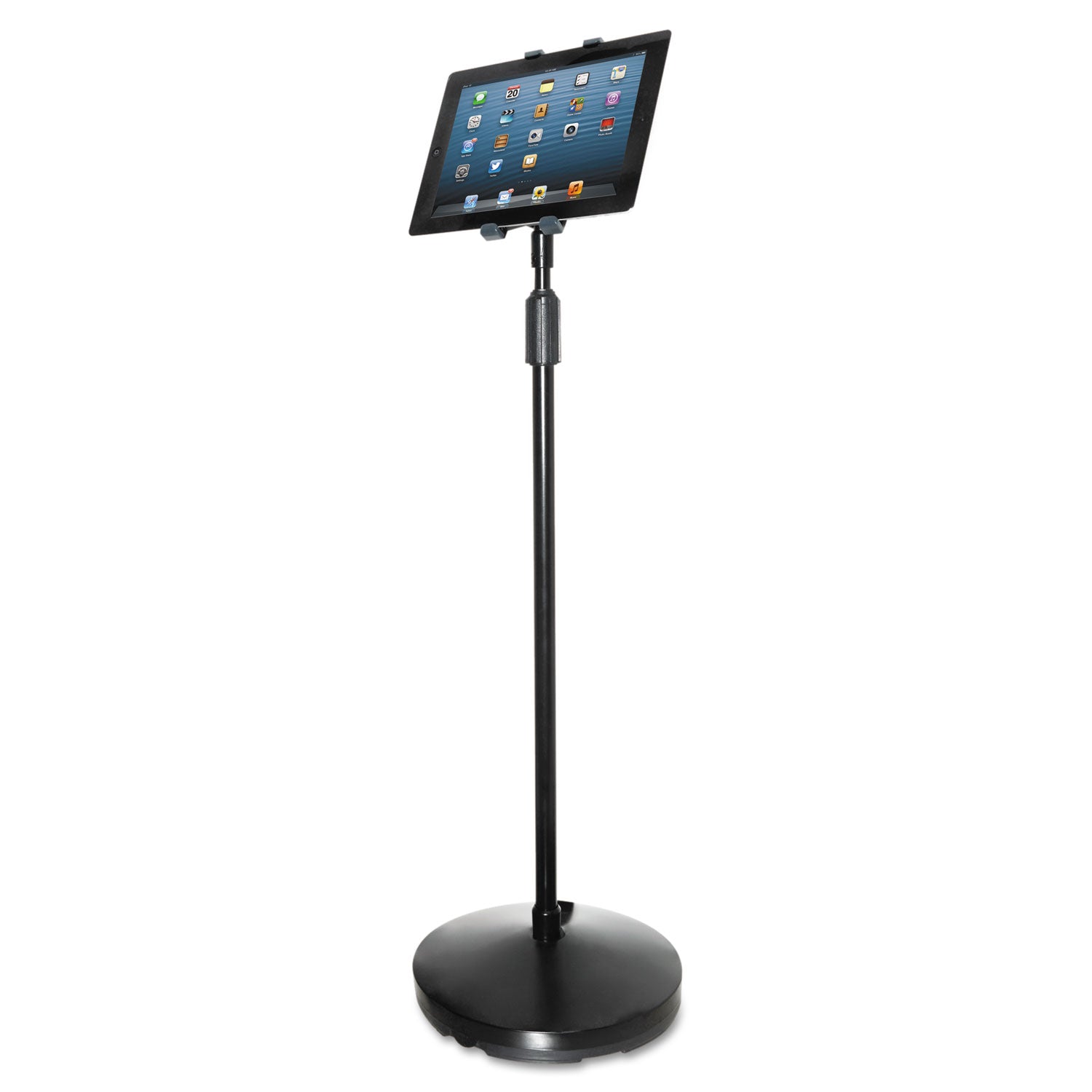 Kantek Floor Stand For Ipad And Other Tablets, Black